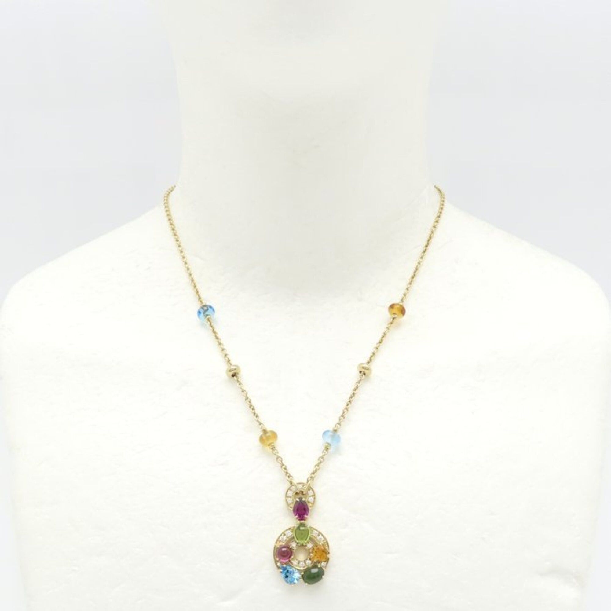 Bvlgari BVLGARI Bulgari Astrale Cerchi Necklace Diamond Multi-Stone 18K Yellow Gold Women's 295512 Size ONE SIZE - 3 Thumbnail