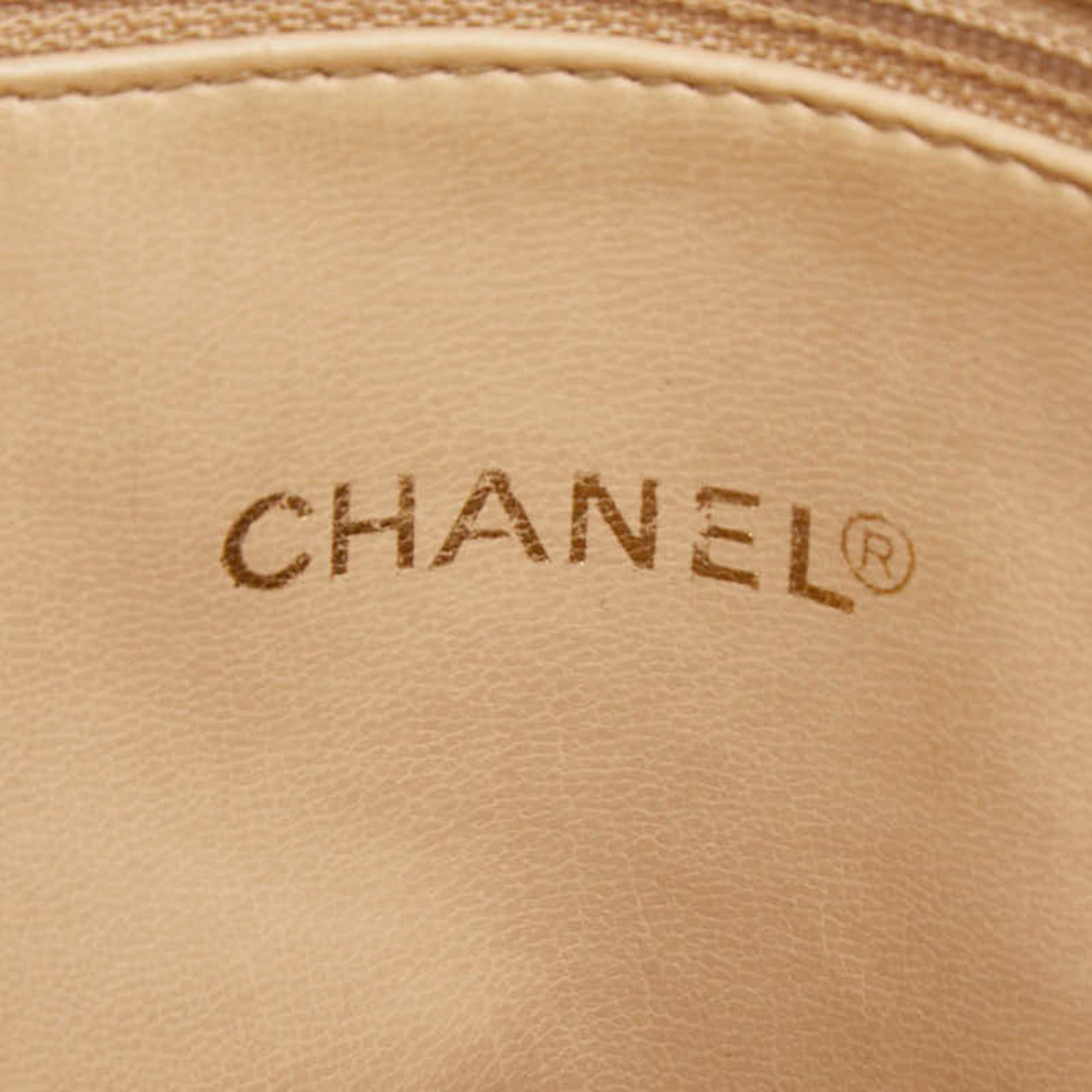 Chanel Chanel Coco Mark Tote Bag, Beige Leather, Women's CHANEL Size ONE SIZE - 13 Thumbnail