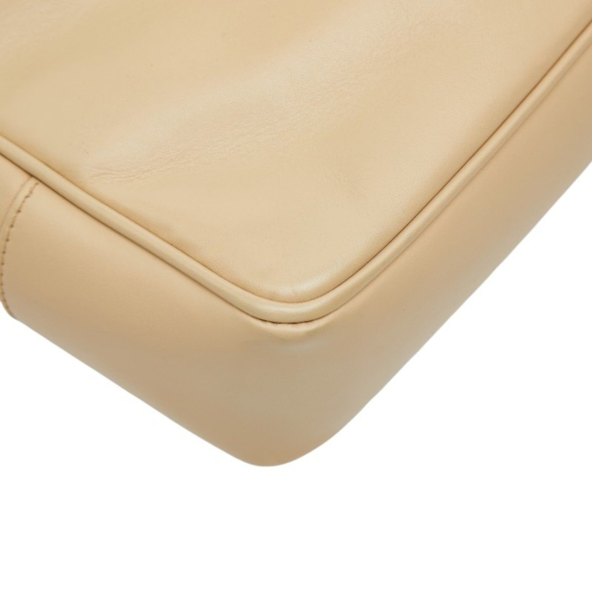 Chanel Chanel Coco Mark Tote Bag, Beige Leather, Women's CHANEL Size ONE SIZE - 7 Thumbnail