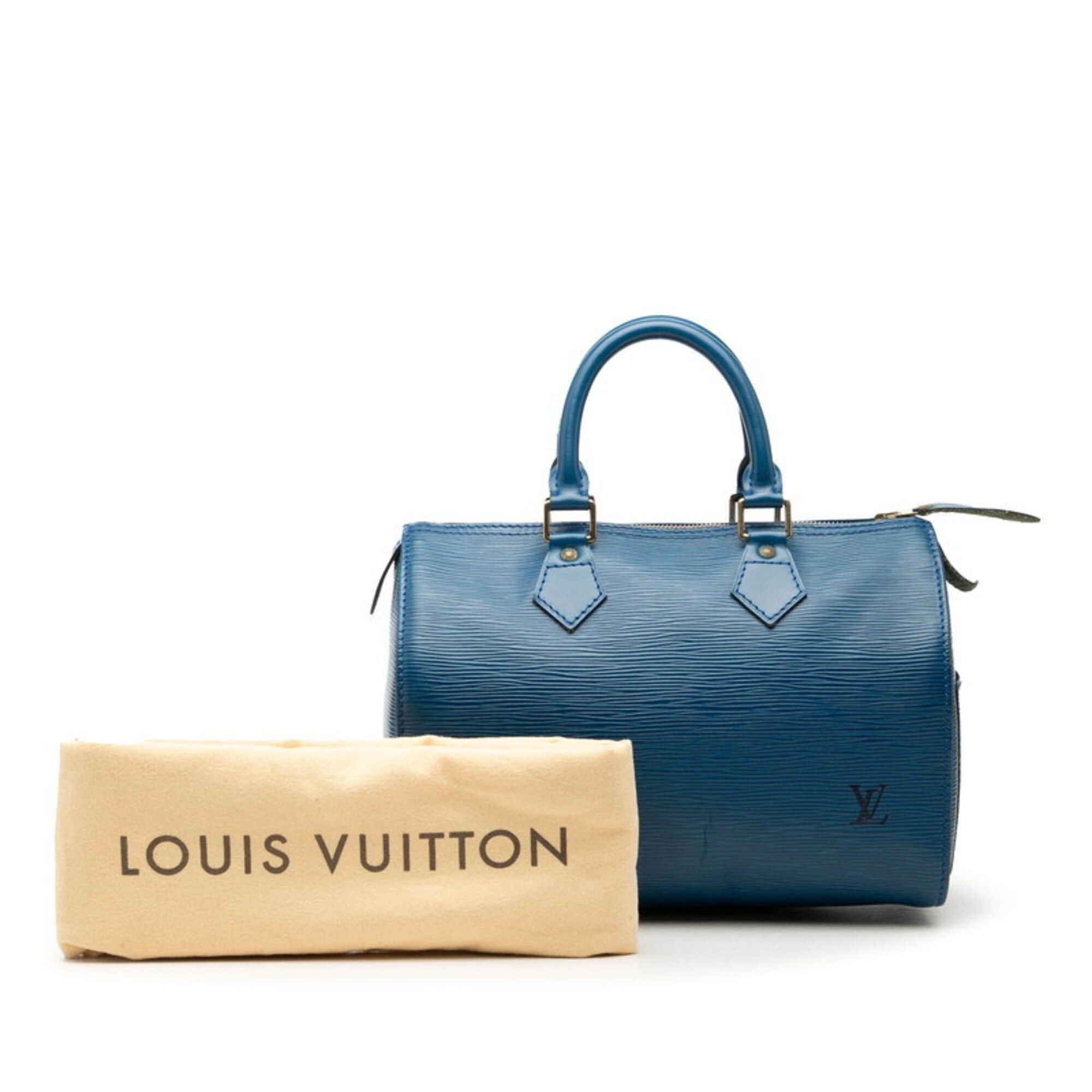 Louis Vuitton Louis Vuitton Epi Speedy 25 Handbag Mini Boston Bag M43015 Toledo Blue Leather Women's LOUIS VUITTON Size ONE SIZE - 7 Thumbnail