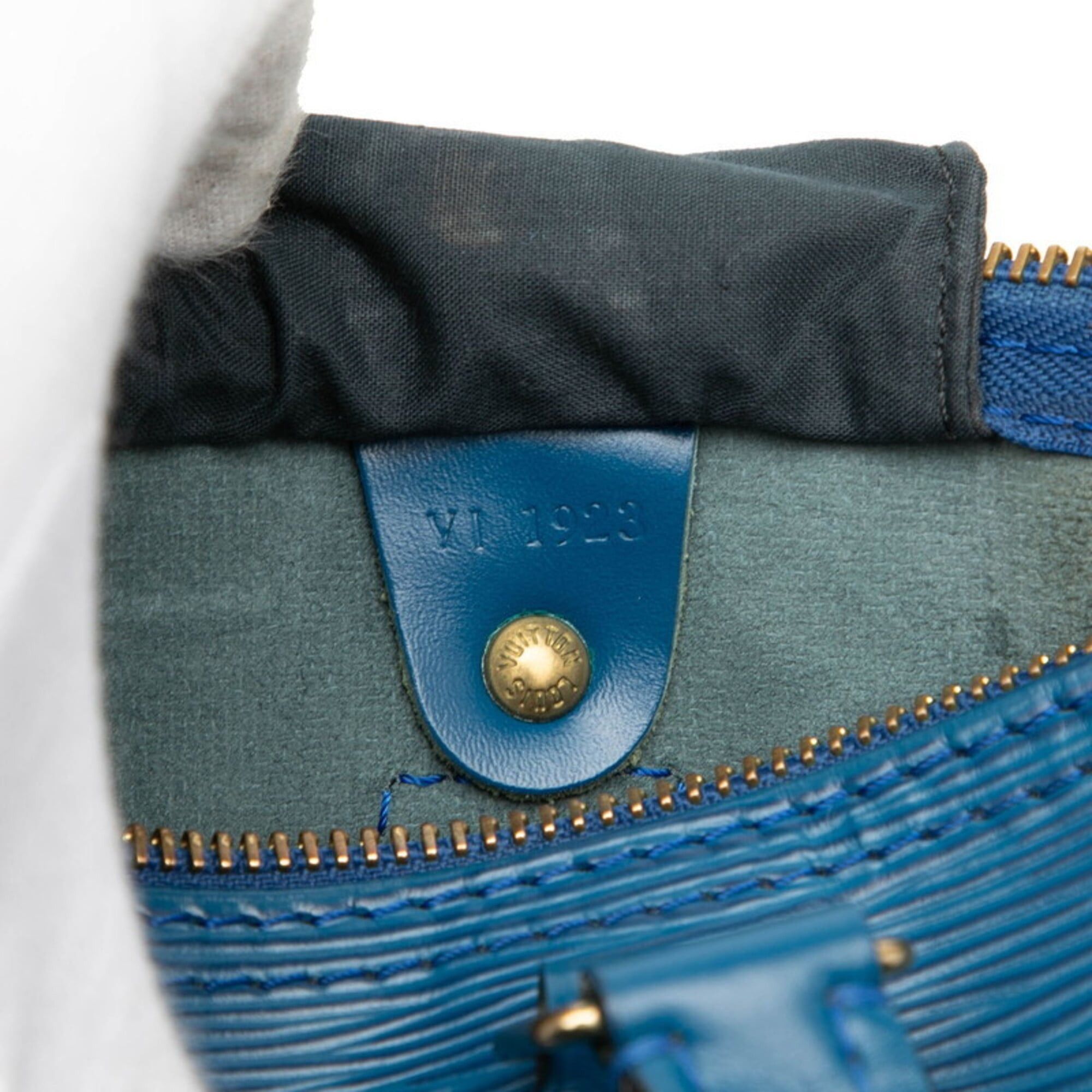 Louis Vuitton Louis Vuitton Epi Speedy 25 Handbag Mini Boston Bag M43015 Toledo Blue Leather Women's LOUIS VUITTON Size ONE SIZE - 6 Thumbnail