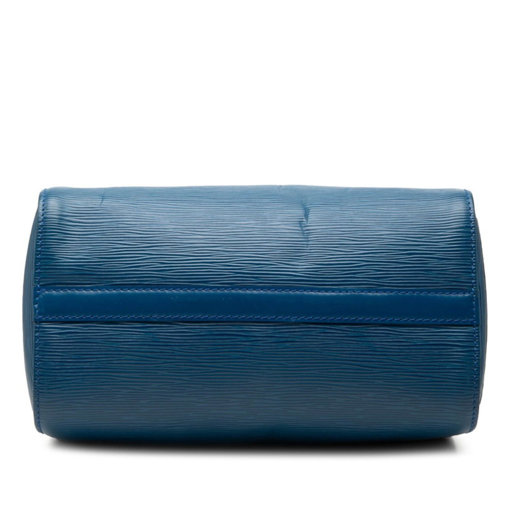 Louis Vuitton Louis Vuitton Epi Speedy 25 Handbag Mini Boston Bag M43015 Toledo Blue Leather Women's LOUIS VUITTON Size ONE SIZE - 3 Thumbnail