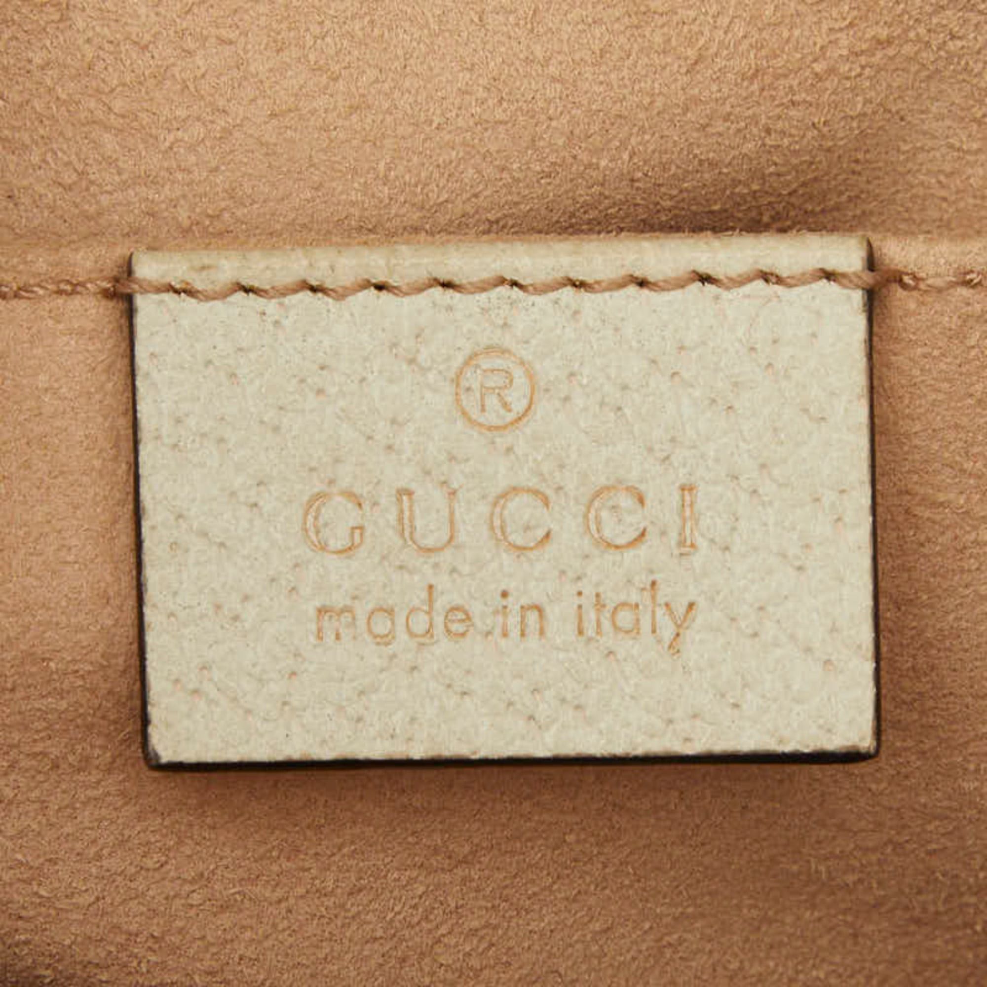 Gucci Gucci Ophidia Sherry Line Double G Small Handbag Shoulder Bag 2WAY 547551 Ivory Leather Women's GUCCI Size ONE SIZE - 11 Thumbnail
