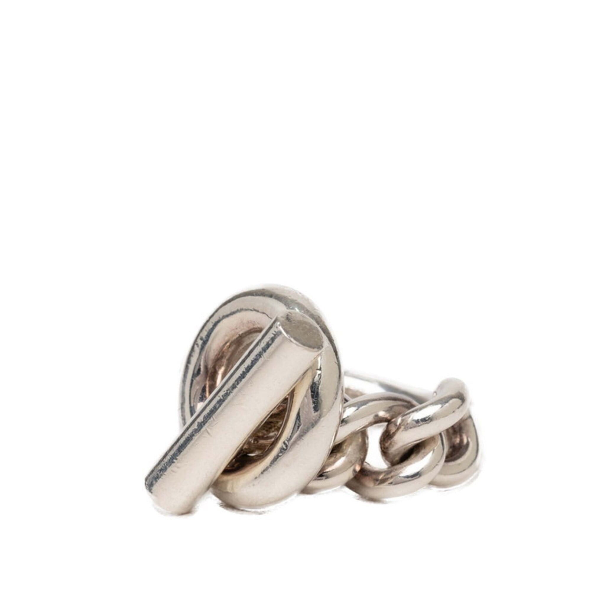 Hermes Hermes Croisette GM Ring, Size #54, SV925 Silver, Women's. Size ONE SIZE - 2 Thumbnail