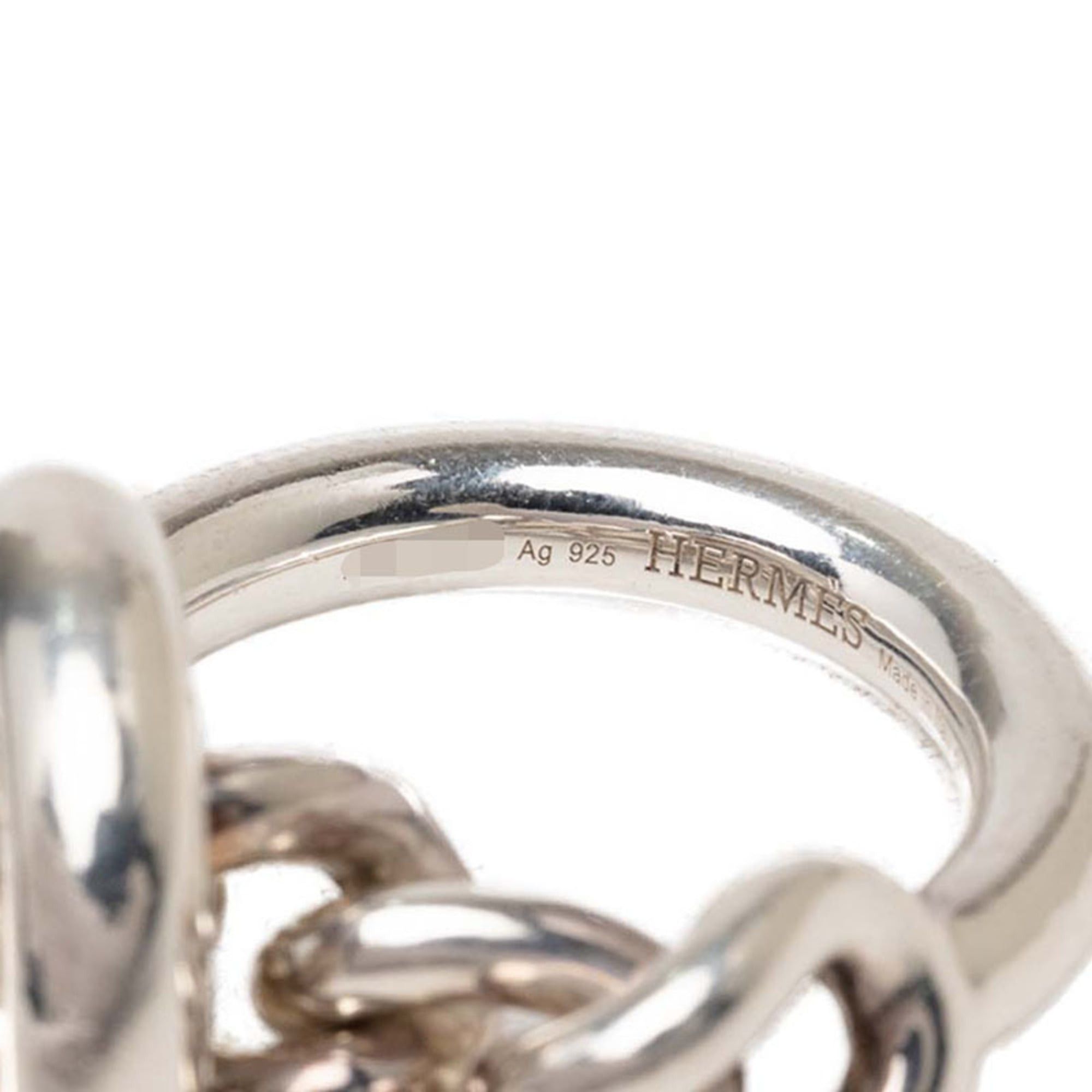 Hermes Hermes Croisette GM Ring, Size #54, SV925 Silver, Women's. Size ONE SIZE - 4 Thumbnail