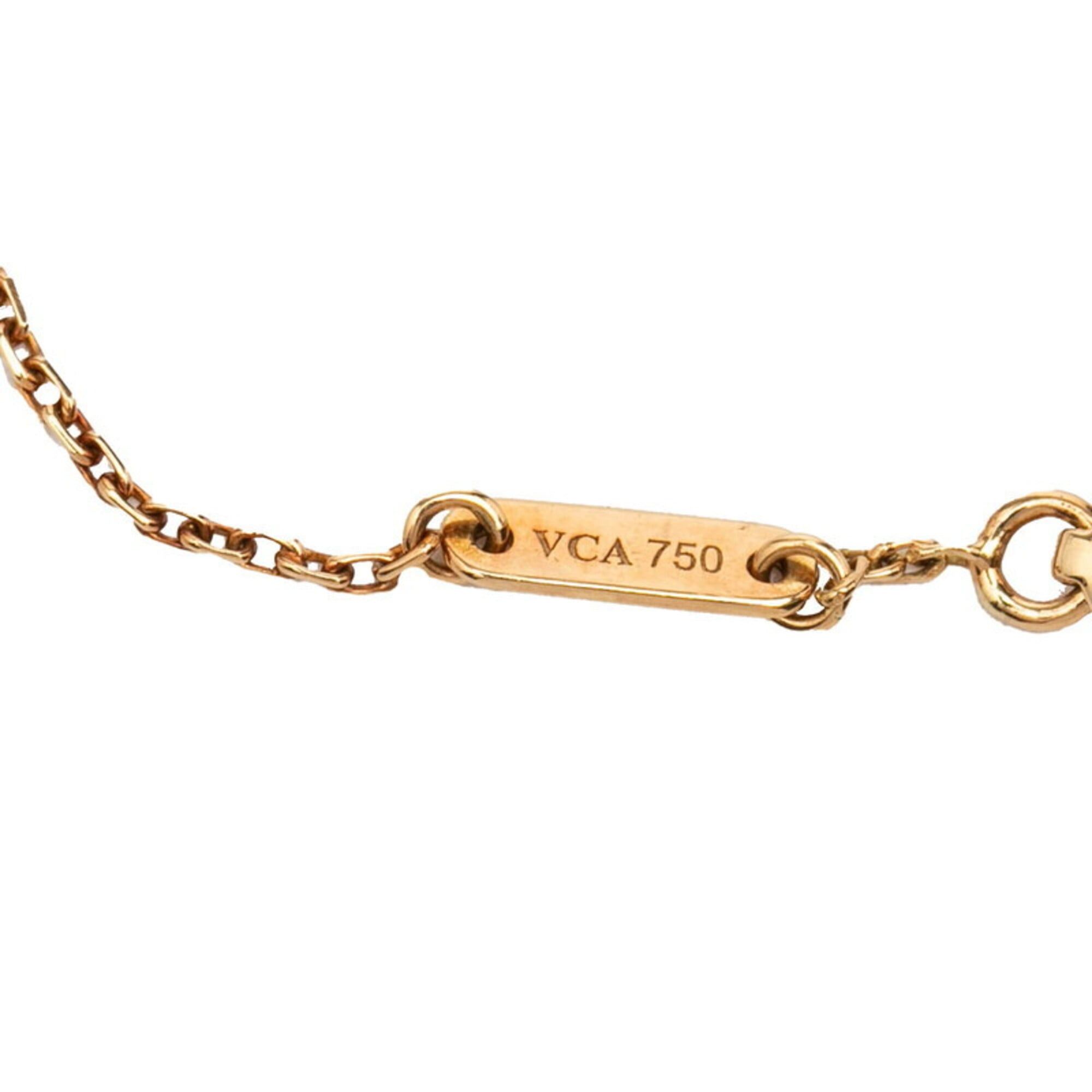 Van Cleef & Arpels Van Cleef & Arpels Sweet Alhambra Bracelet 18KPG Pink Gold Mother-of-Pearl Women's Size ONE SIZE - 5 Thumbnail