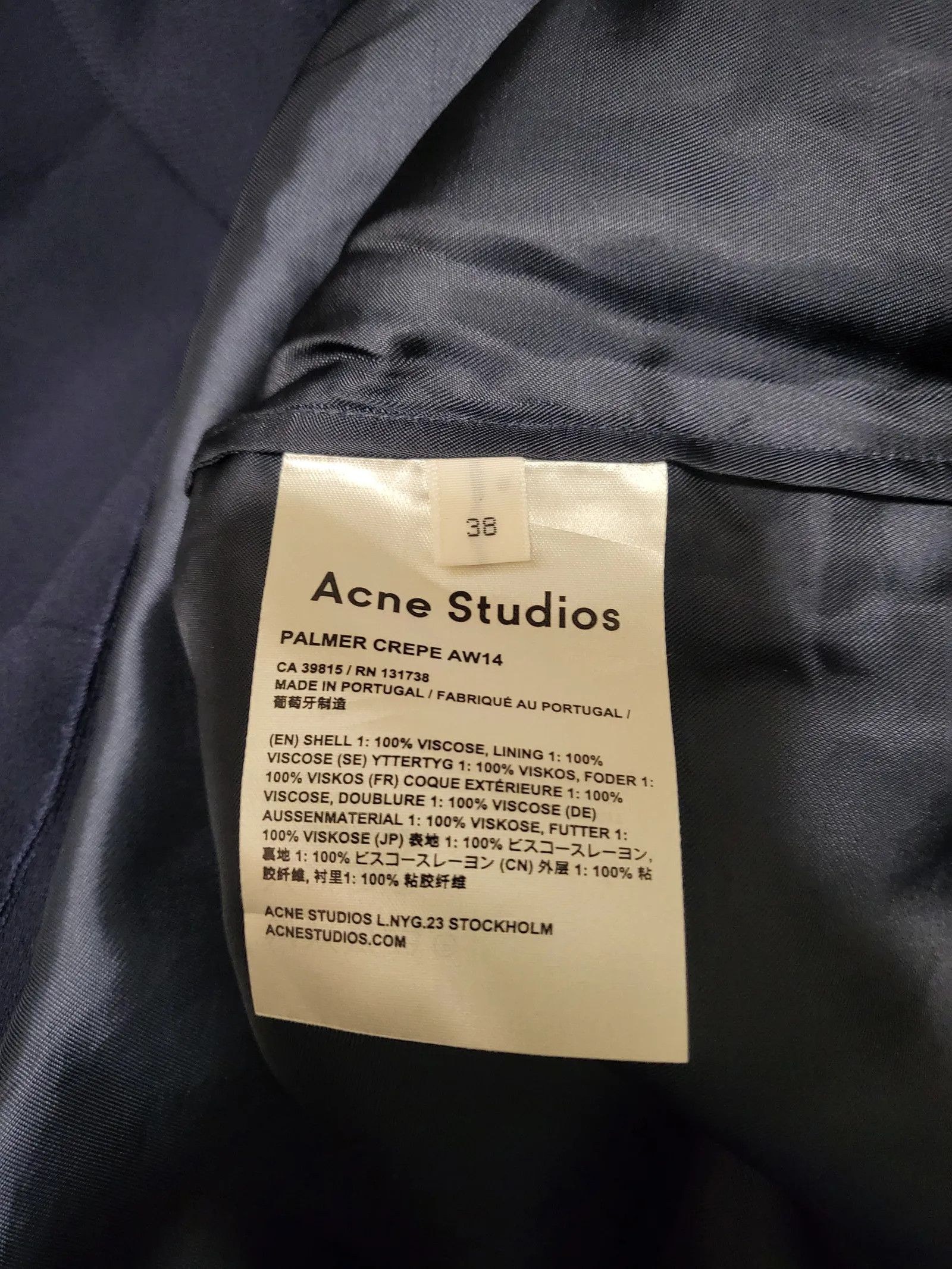 Acne Studios Acne Studios Palmer Crepe Dress Size S / US 4 / IT 40 - 3 Thumbnail