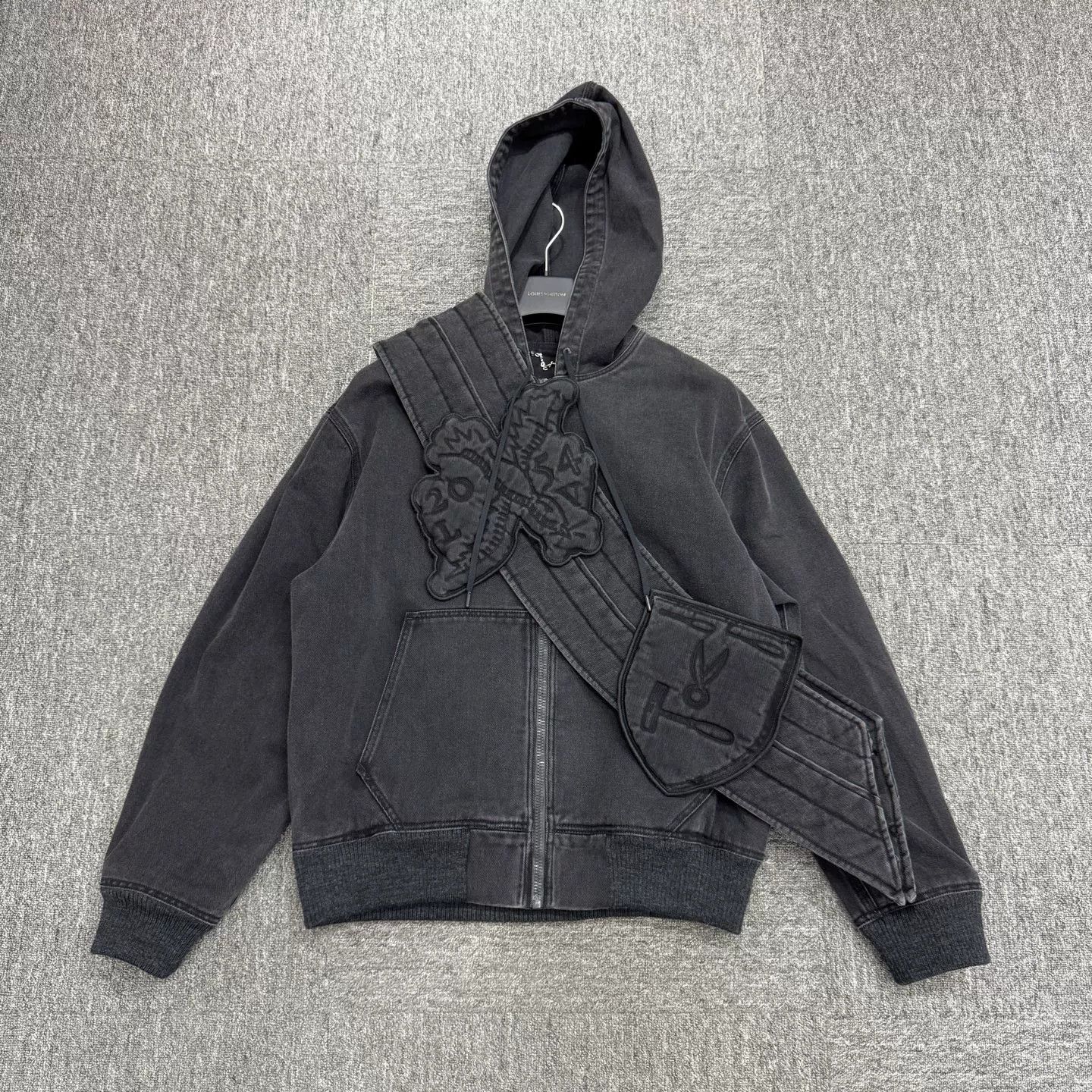 Louis Vuitton Louis Vuitton Denim Hoodie Jacket Size S Size US S / EU 44-46 / 1 - 2 Thumbnail