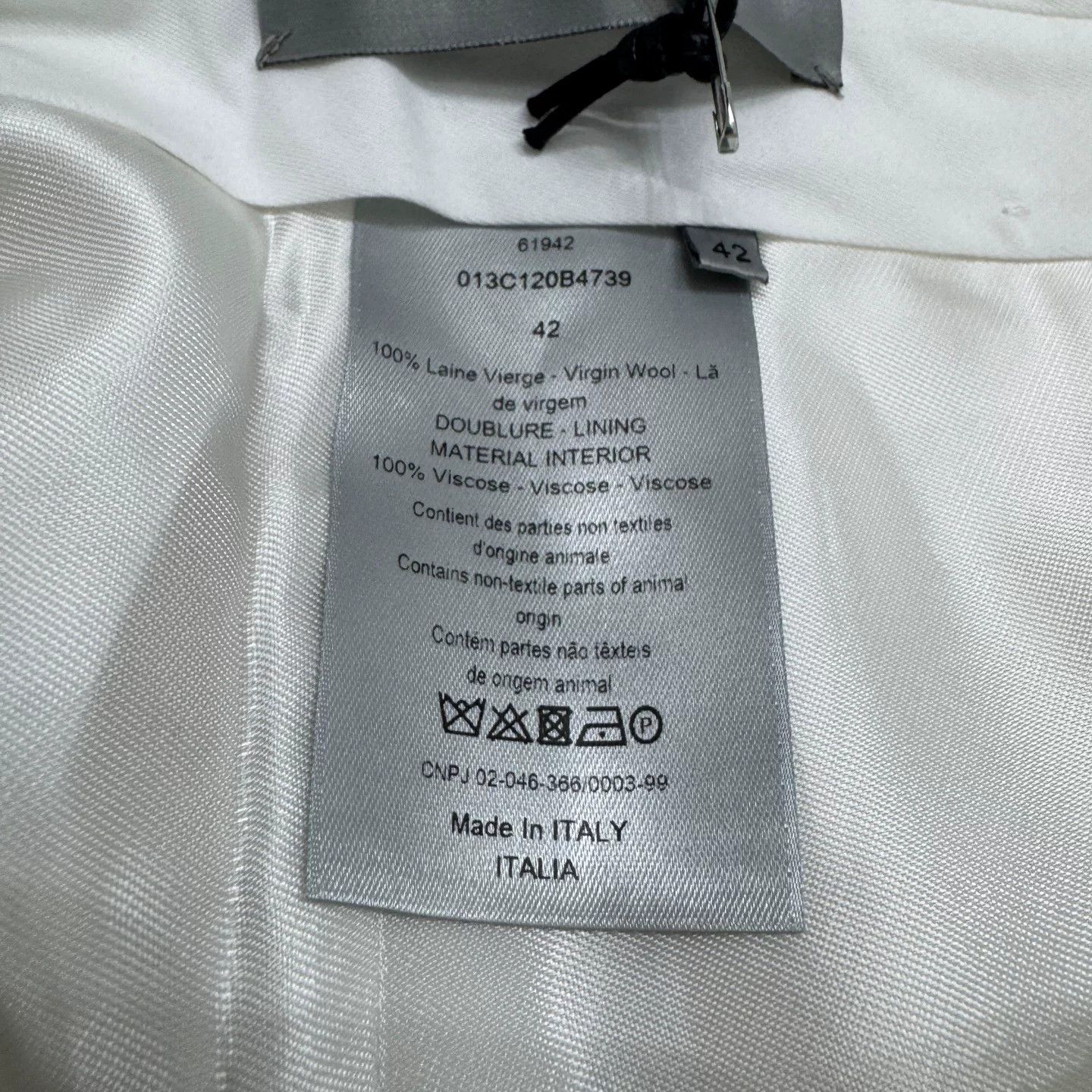 Dior Dior Virgin Wool Casual Pants Size 26 Size US 26 / EU 42 - 4 Thumbnail