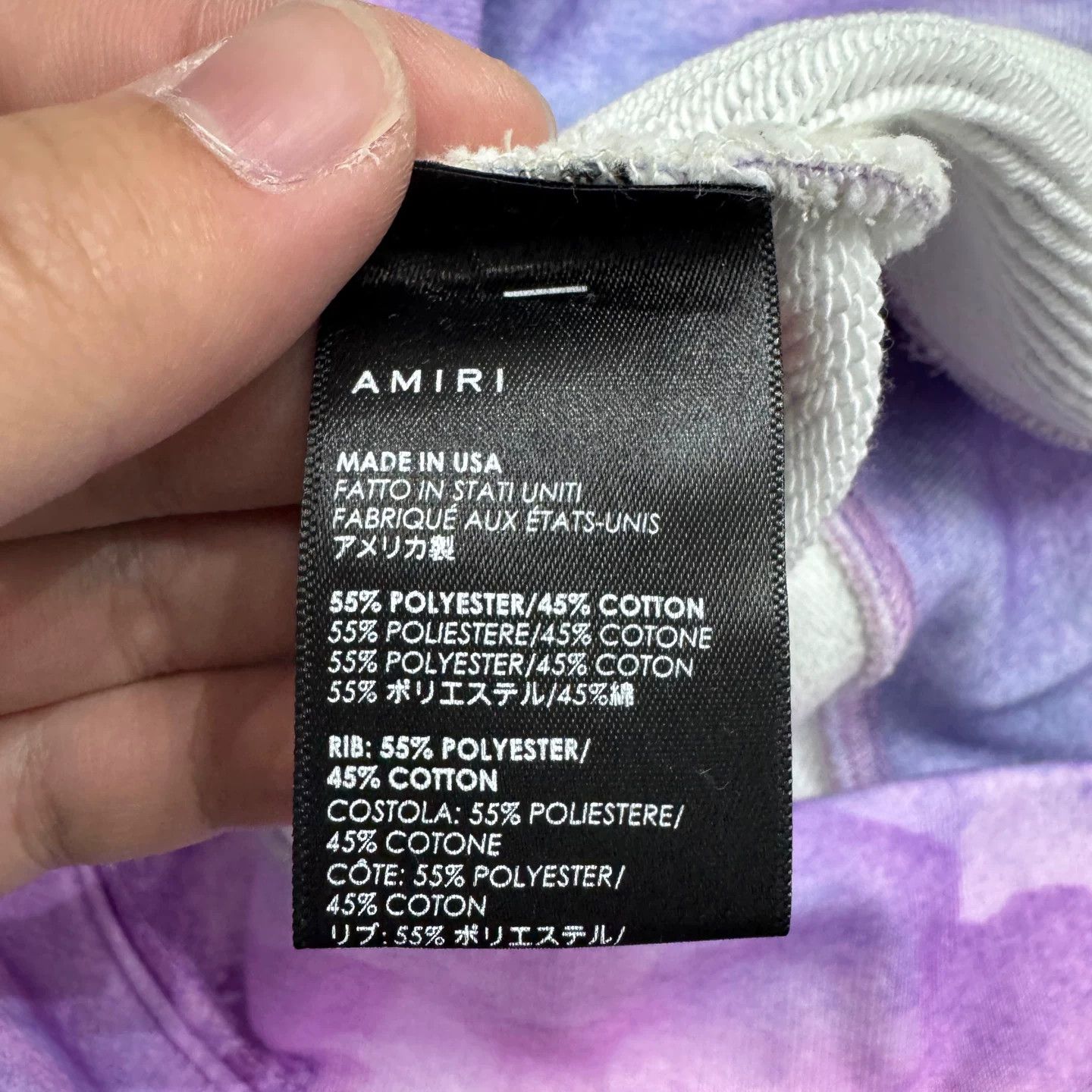 Amiri AMIRI Tie-Dye Sweatshirt Size M Size US M / EU 48-50 / 2 - 4 Thumbnail