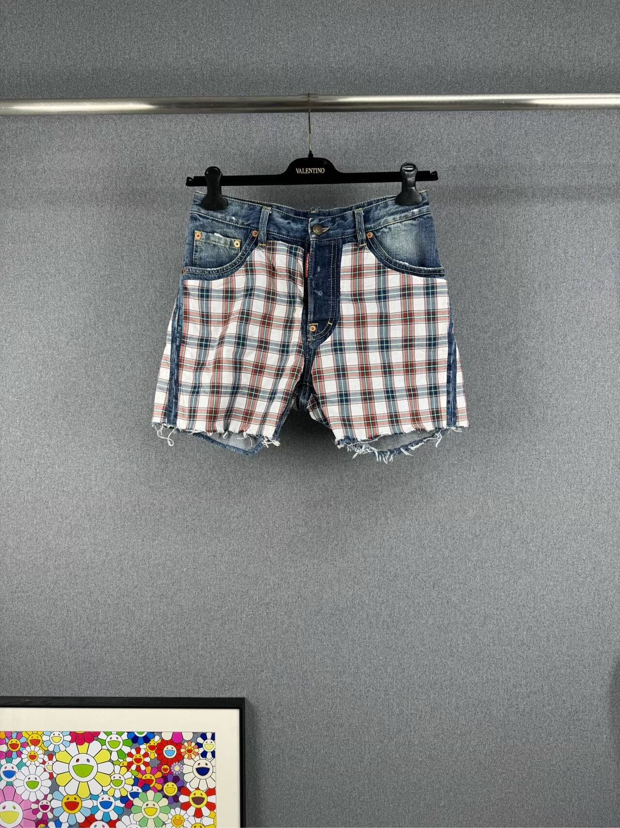 Dsquared2 Dsquared2 Plaid Denim Shorts US 28 Size US 28 / EU 44 - 2 Thumbnail