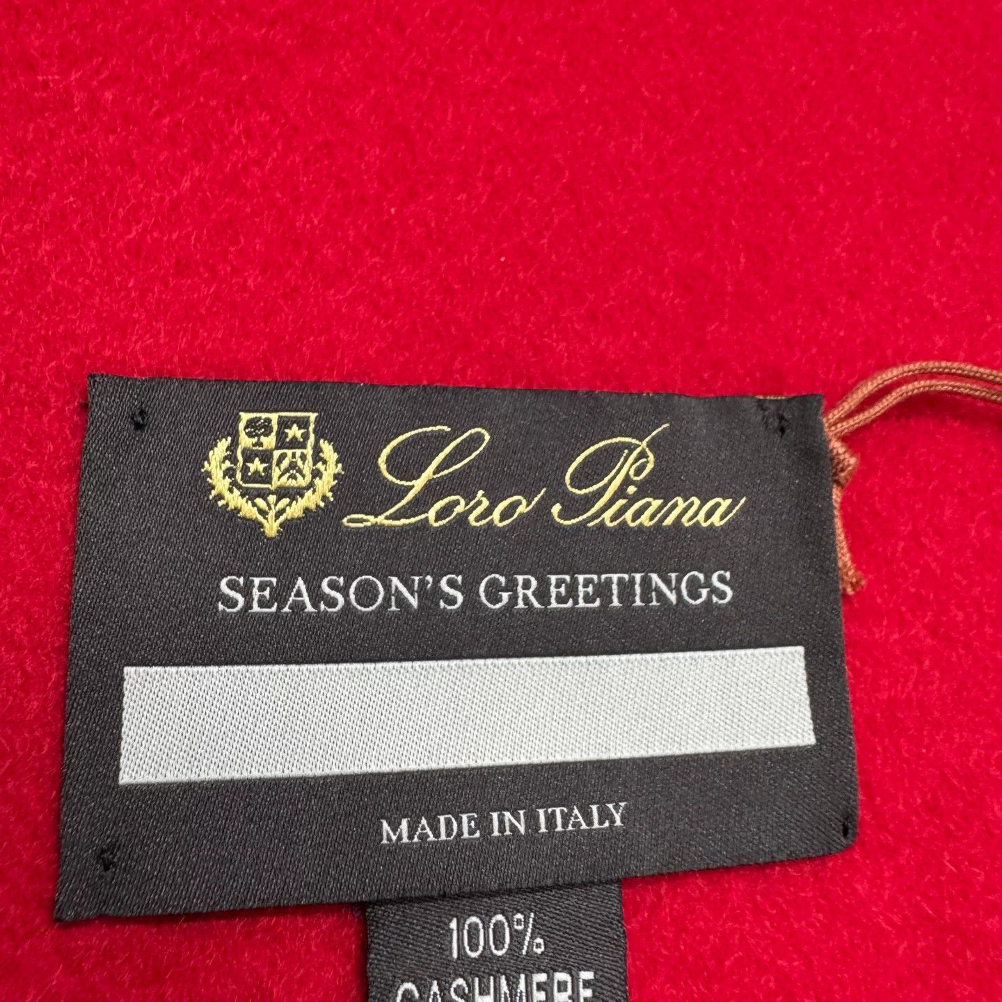 Loro Piana Loro Piana Season's Greetings Cashmere Throw Blanket ONE SIZ Size ONE SIZE - 3 Thumbnail