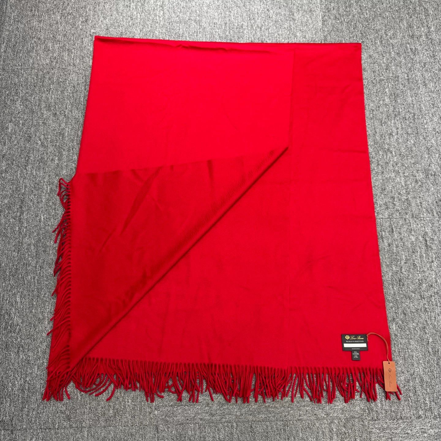 Loro Piana Loro Piana Season's Greetings Cashmere Throw Blanket ONE SIZ Size ONE SIZE - 2 Thumbnail