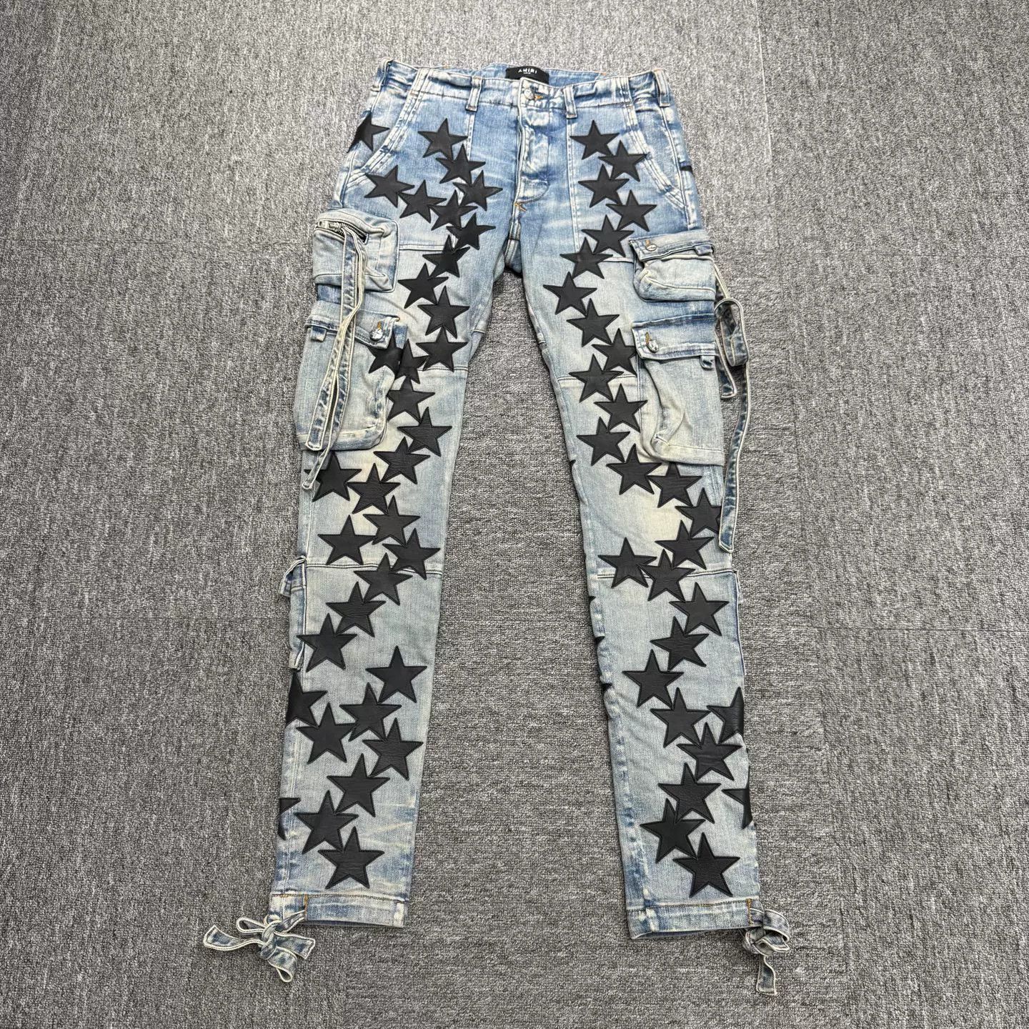 Amiri AMIRI Star Patch Cargo Jeans Size 32 Size US 32 / EU 48 - 2 Thumbnail