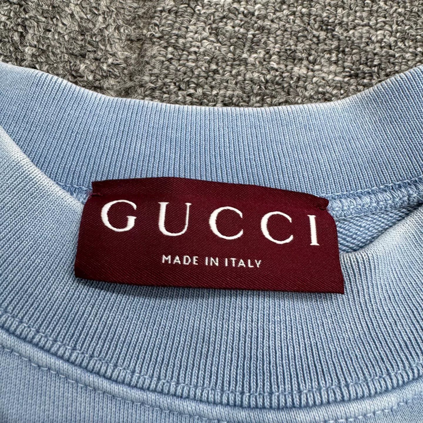 Gucci Gucci Embroidered Logo Sweatshirt Size M Size US M / EU 48-50 / 2 - 4 Thumbnail