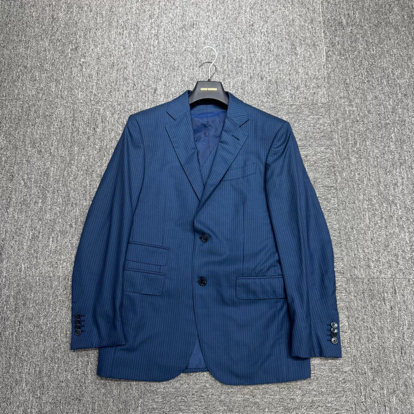 Ermenegildo Zegna Ermenegildo Zegna Striped Wool Silk Blazer Size 36R Size 36R - 2 Thumbnail