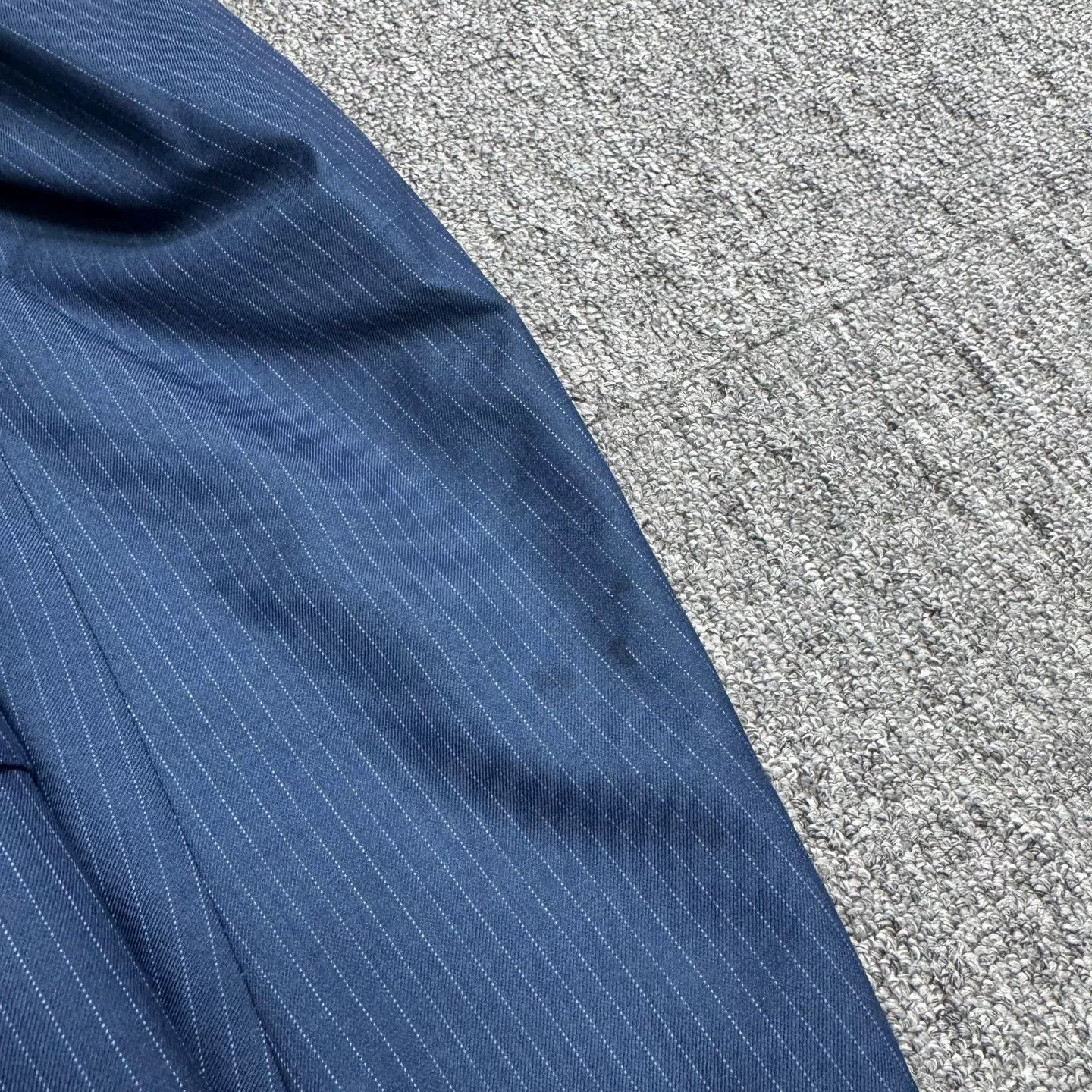 Ermenegildo Zegna Ermenegildo Zegna Striped Wool Silk Blazer Size 36R Size 36R - 8 Thumbnail