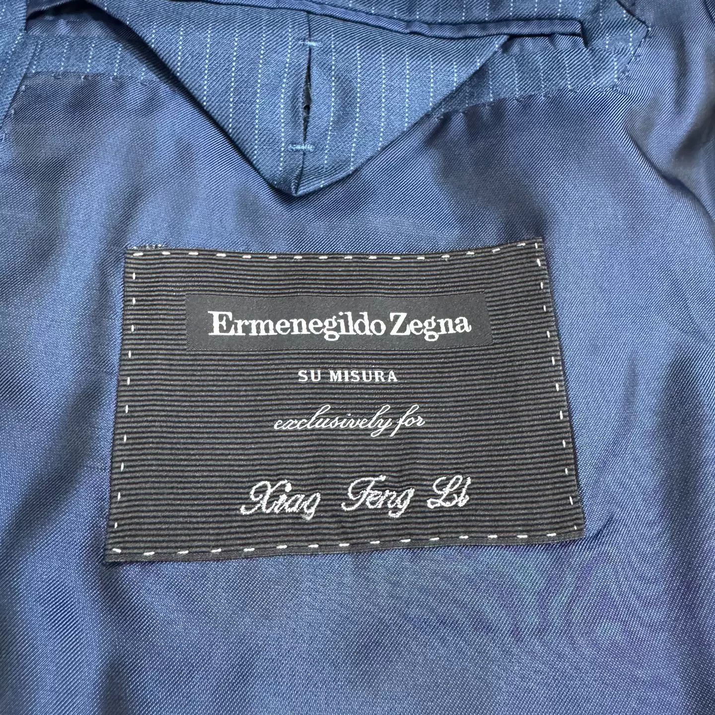 Ermenegildo Zegna Ermenegildo Zegna Striped Wool Silk Blazer Size 36R Size 36R - 4 Thumbnail