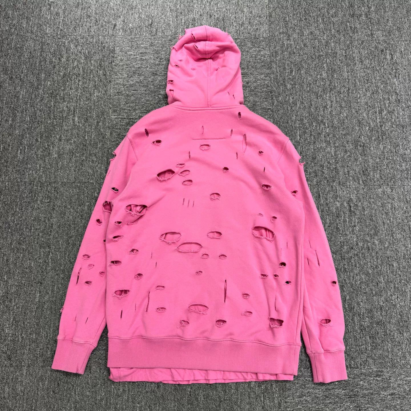Givenchy Givenchy Pink Distressed Hoodie Size XS Size US XS / EU 42 / 0 - 6 Thumbnail