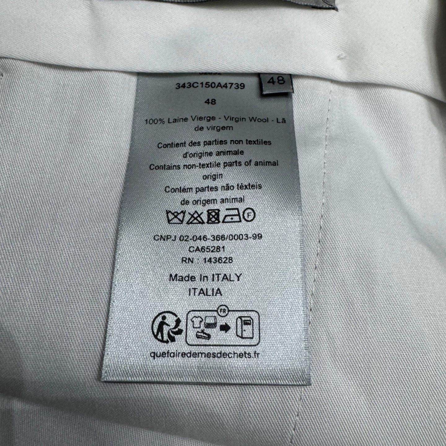 Dior Dior Virgin Wool Casual Pants Size 32 Size US 32 / EU 48 - 4 Thumbnail