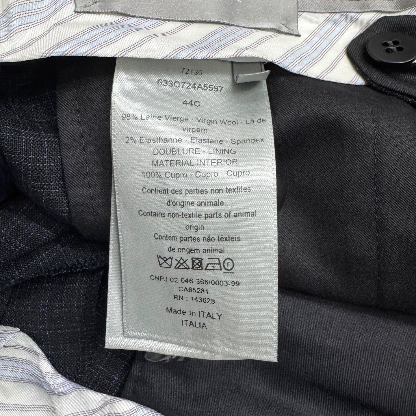 Dior Dior Virgin Wool Casual Pants Size 44 Size US 28 / EU 44 - 4 Thumbnail
