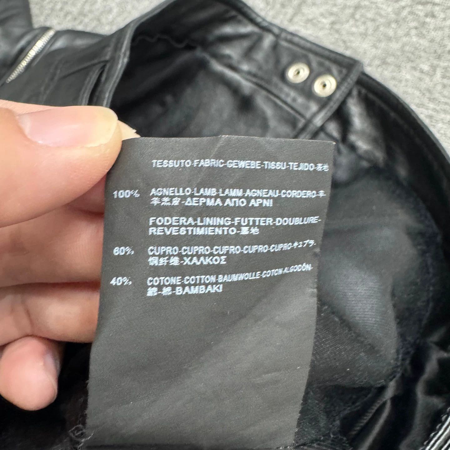 Saint Laurent Paris Saint Laurent Lambskin Biker Jacket Size 48 Size US M / EU 48-50 / 2 - 5 Thumbnail