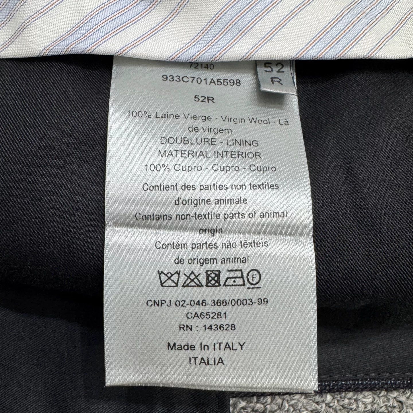 Dior Dior Virgin Wool Casual Pants Size 36 Size US 36 / EU 52 - 4 Thumbnail