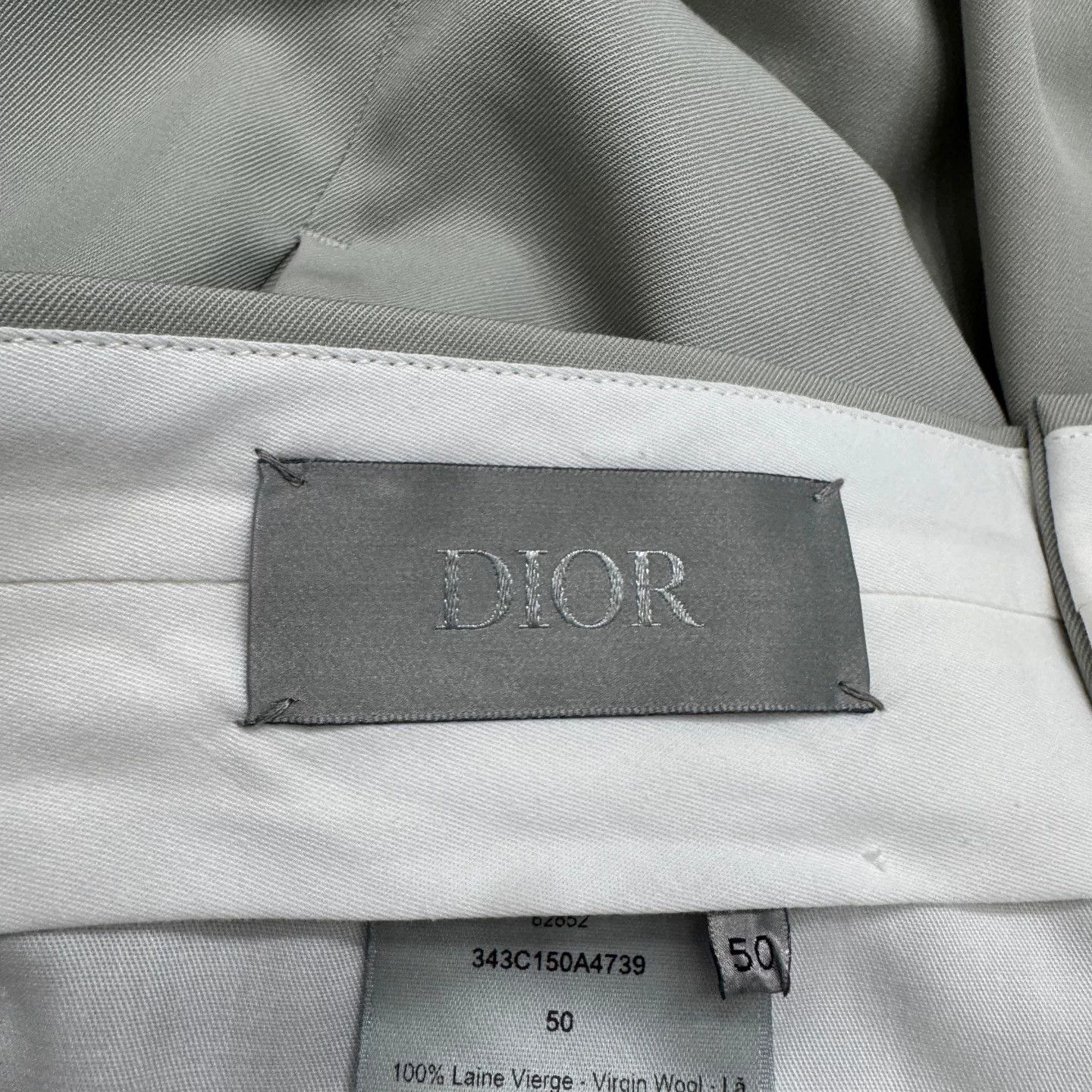 Dior Dior Virgin Wool Casual Pants Size 34 Size US 34 / EU 50 - 3 Thumbnail