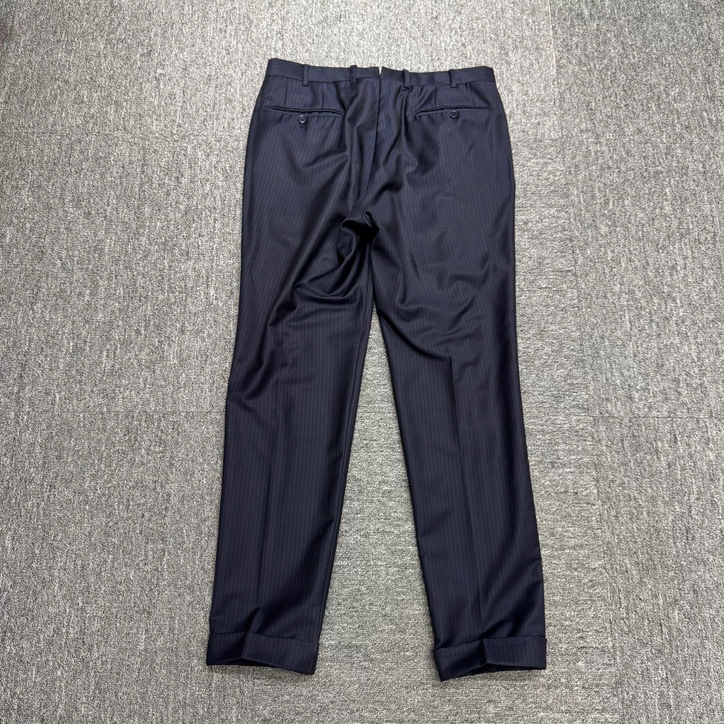 Ermenegildo Zegna Ermenegildo Zegna Striped Wool Trousers Size 32 Size US 32 / EU 48 - 6 Thumbnail