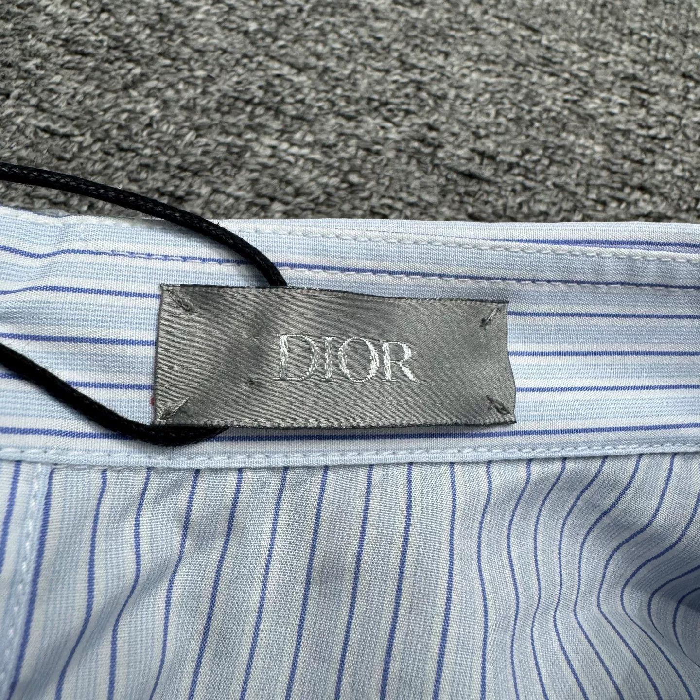 Dior Dior Striped Shirt Size L Size US L / EU 52-54 / 3 - 3 Thumbnail