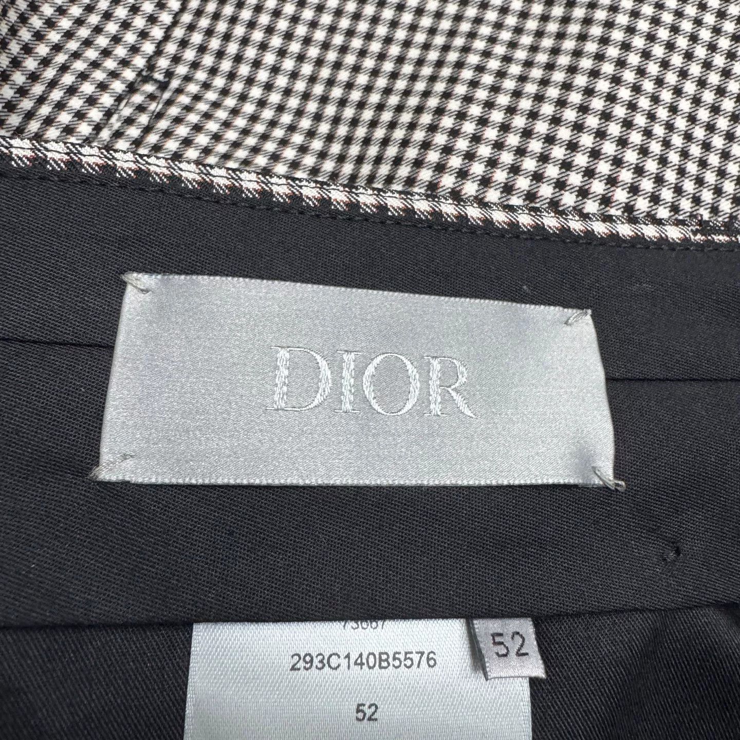 Dior Dior Check Wool Casual Pants Size 36 Size US 36 / EU 52 - 3 Thumbnail