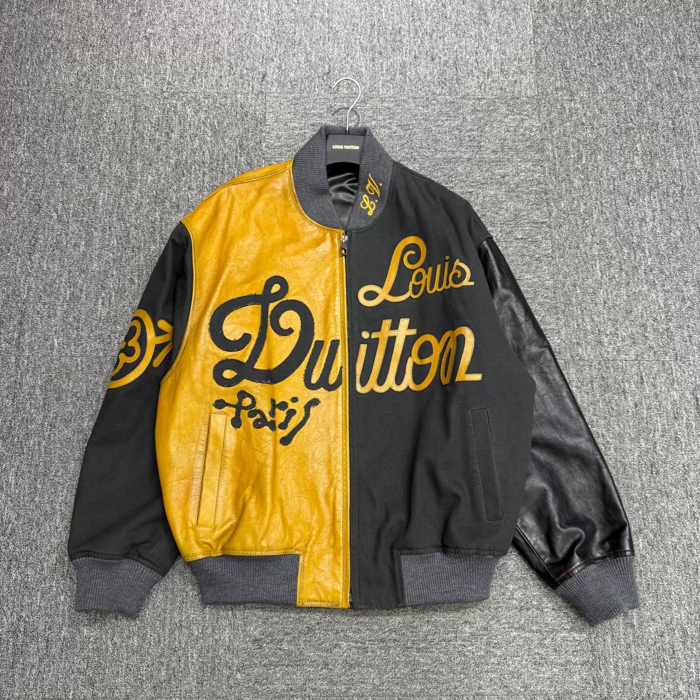 Louis Vuitton Louis Vuitton Leather Varsity Jacket Size M Size US M / EU 48-50 / 2 - 2 Thumbnail