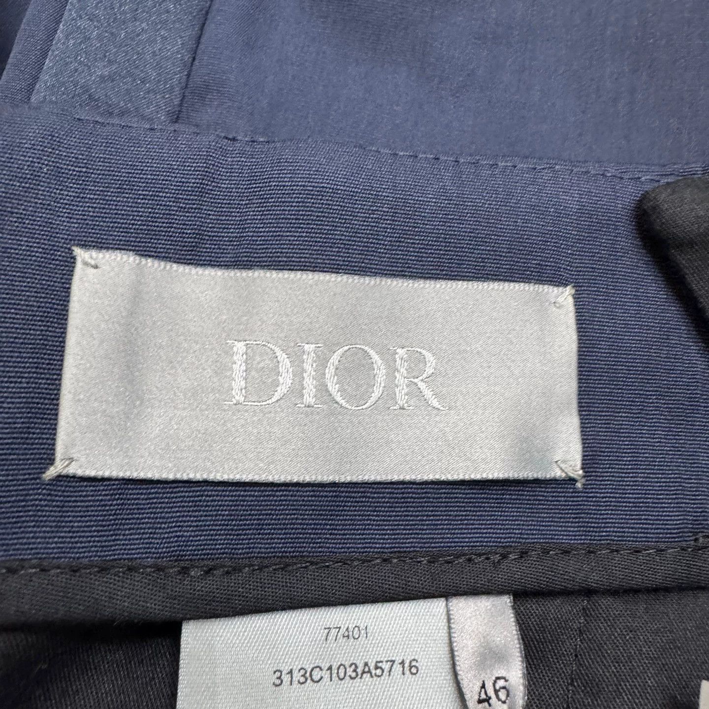 Dior Dior Wool Tuxedo Stripe Trousers Size 30 Size US 30 / EU 46 - 4 Thumbnail