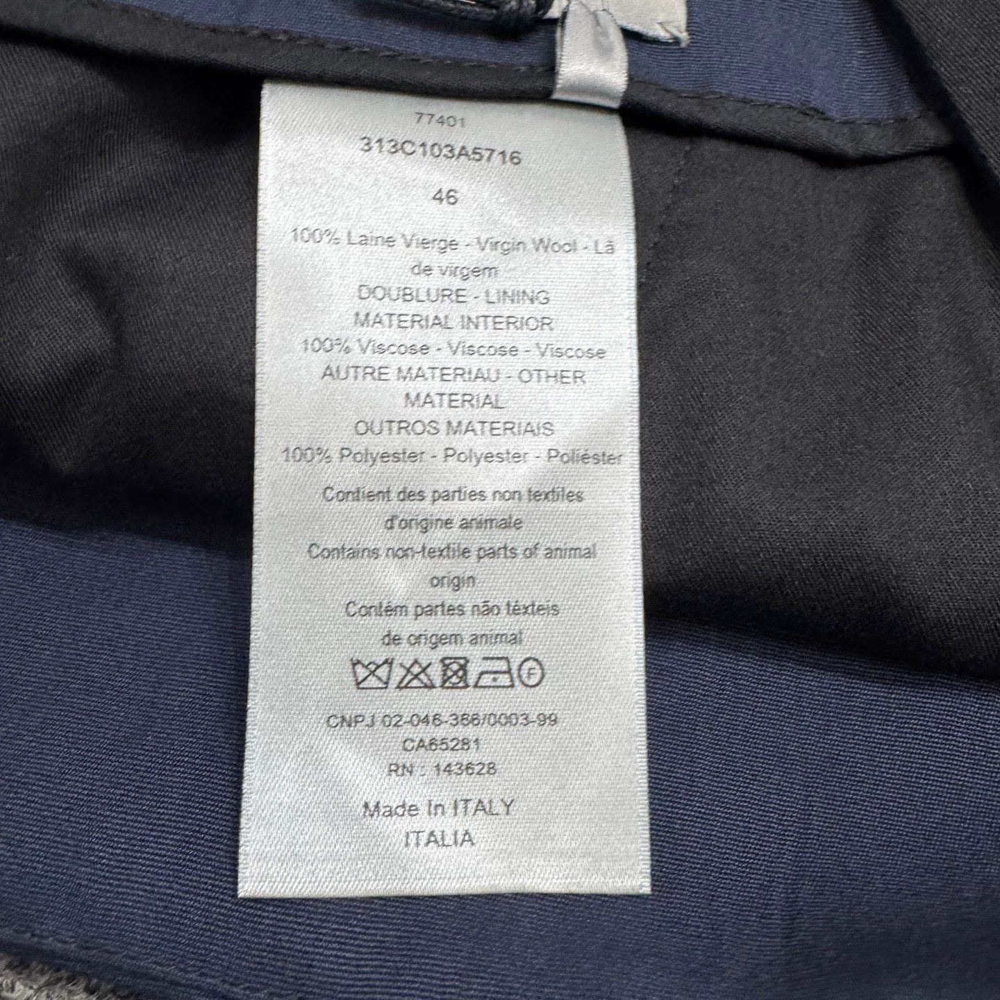 Dior Dior Wool Tuxedo Stripe Trousers Size 30 Size US 30 / EU 46 - 5 Thumbnail