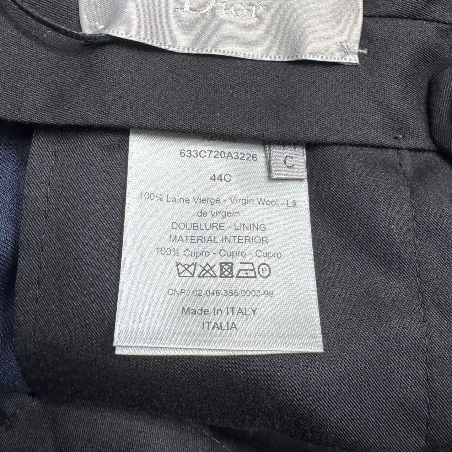 Dior Dior Virgin Wool Casual Pants Size 28 Size US 28 / EU 44 - 4 Thumbnail
