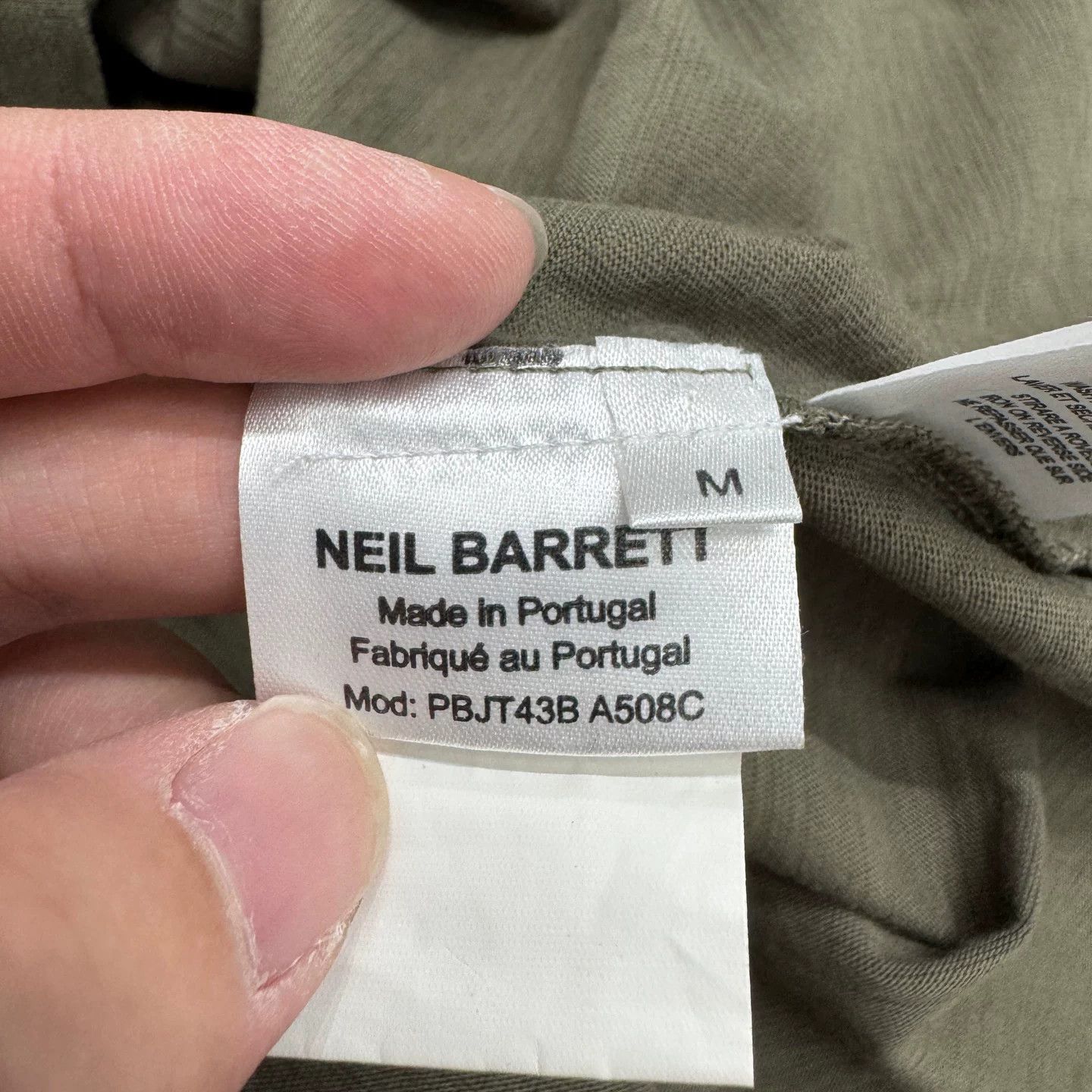 Neil Barrett Neil Barrett Colorblock Long Sleeve T-Shirt Size M Size US M / EU 48-50 / 2 - 4 Thumbnail