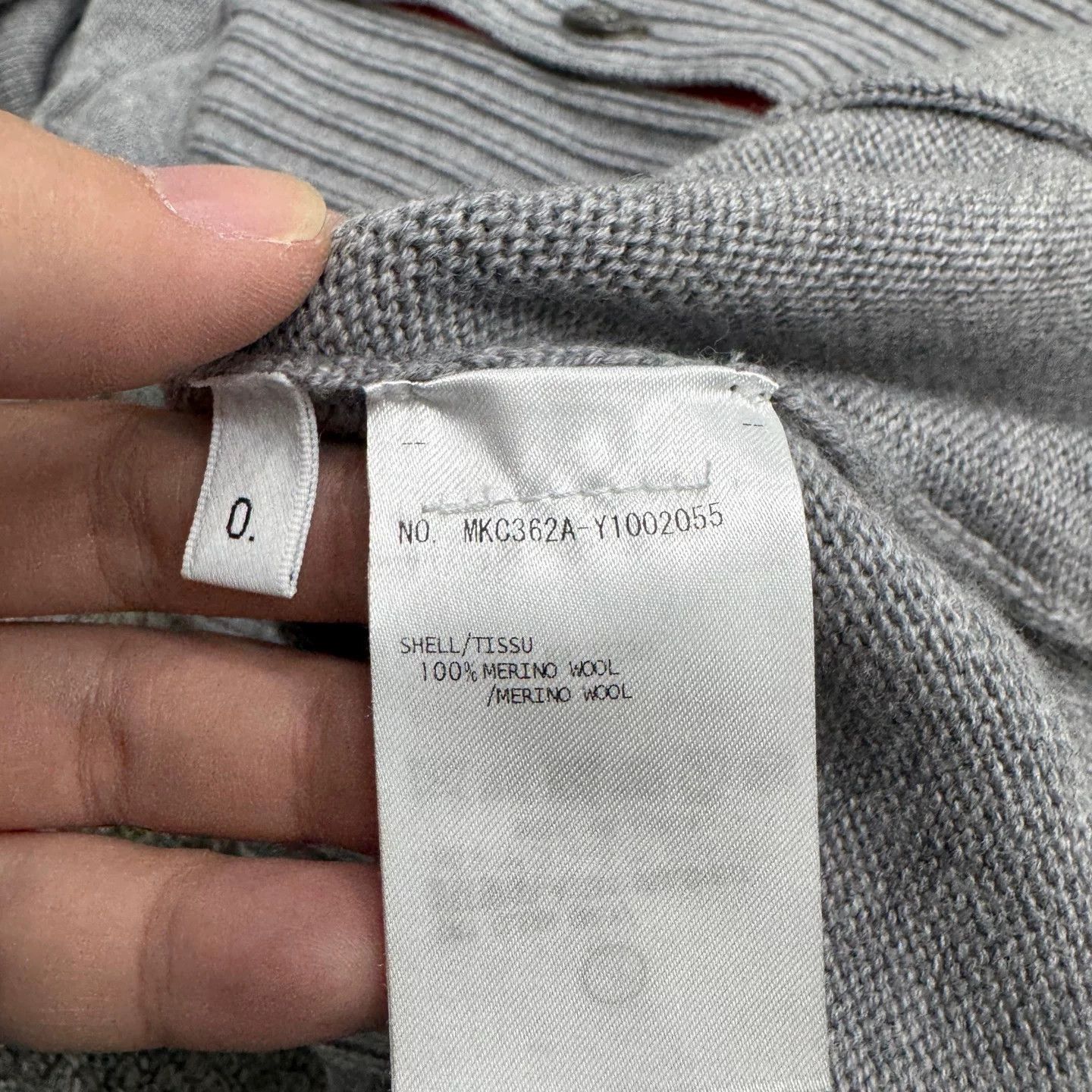 Thom Browne Thom Browne Four-Bar Cardigan Size 0 Size US XS / EU 42 / 0 - 4 Thumbnail
