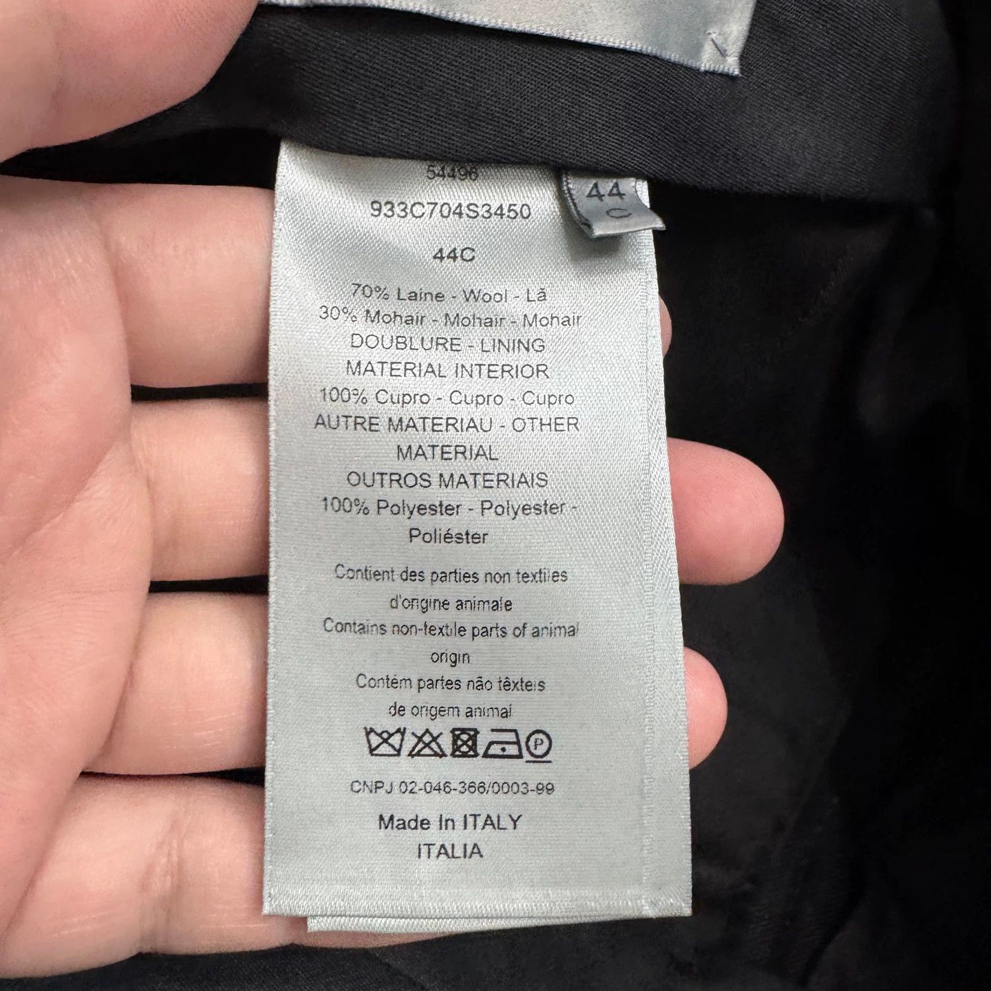 Dior Dior Wool Mohair Trousers Size 28 Size US 28 / EU 44 - 4 Thumbnail