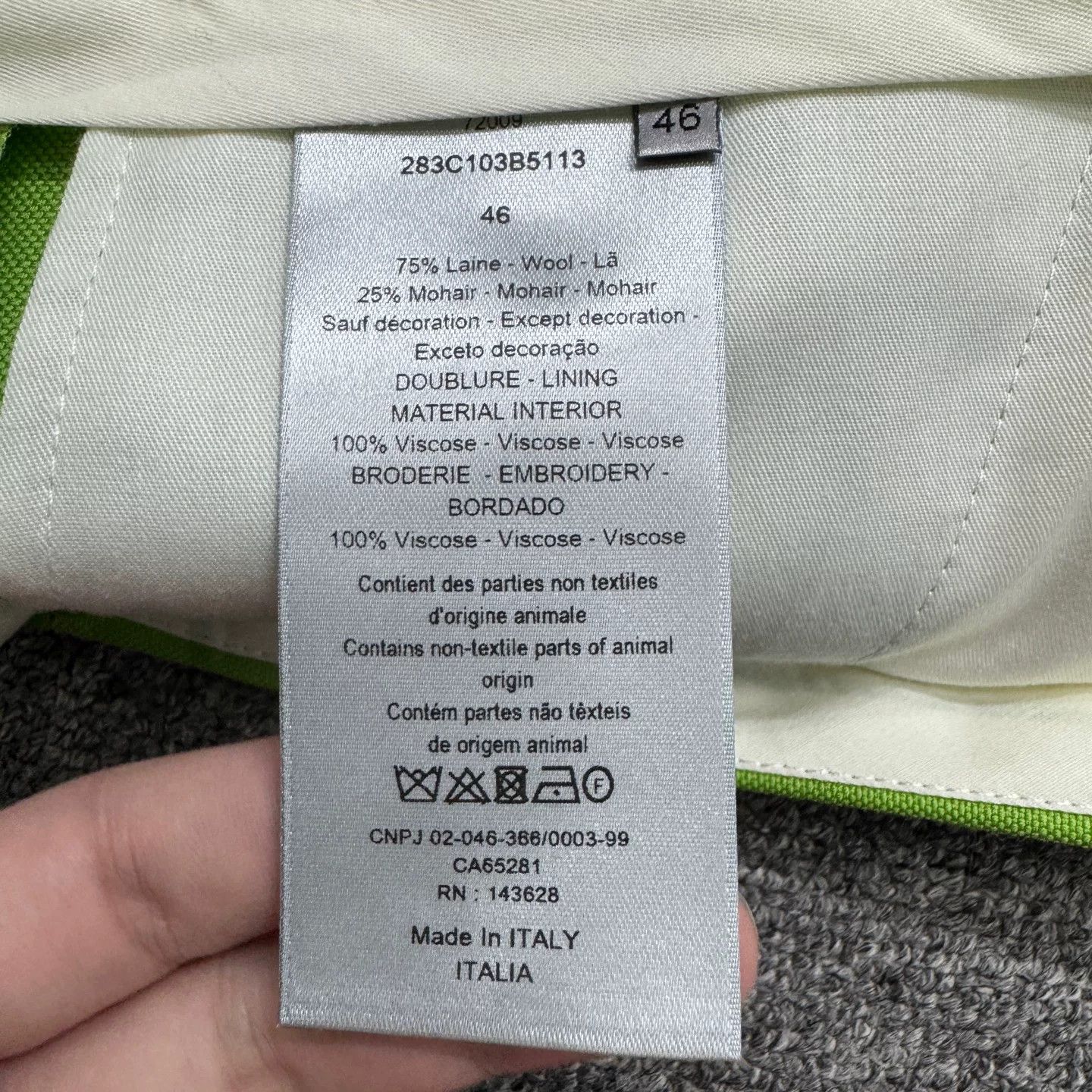 Dior Dior Travis Scott Embroidered Wool Flared Pants 46 Size US 30 / EU 46 - 4 Thumbnail