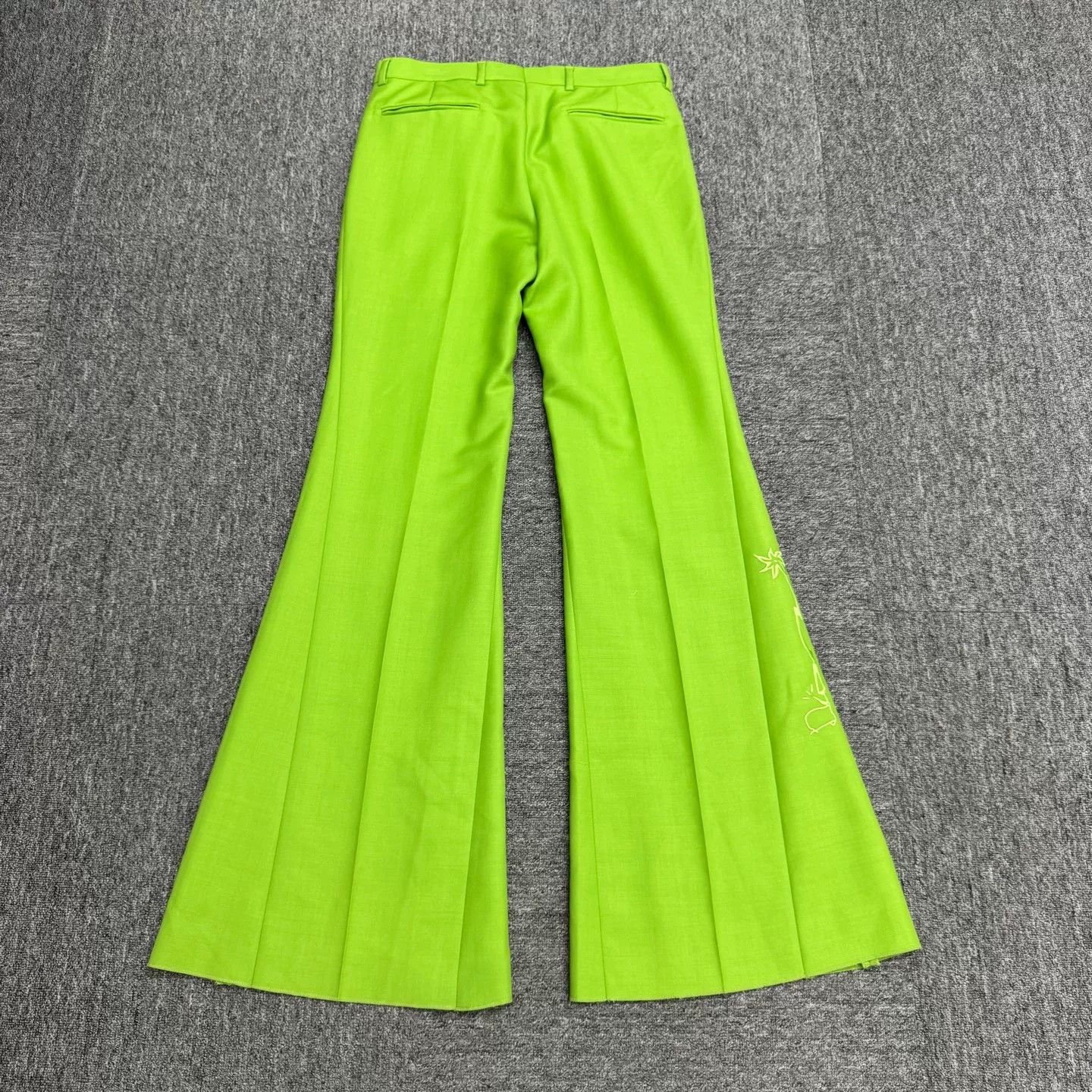 Dior Dior Travis Scott Embroidered Wool Flared Pants 46 Size US 30 / EU 46 - 6 Thumbnail