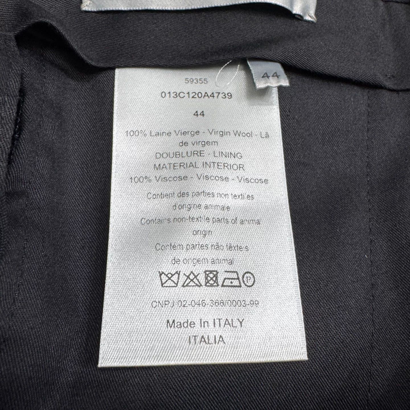 Dior Dior Wool Casual Pants Size 28 Size US 28 / EU 44 - 4 Thumbnail