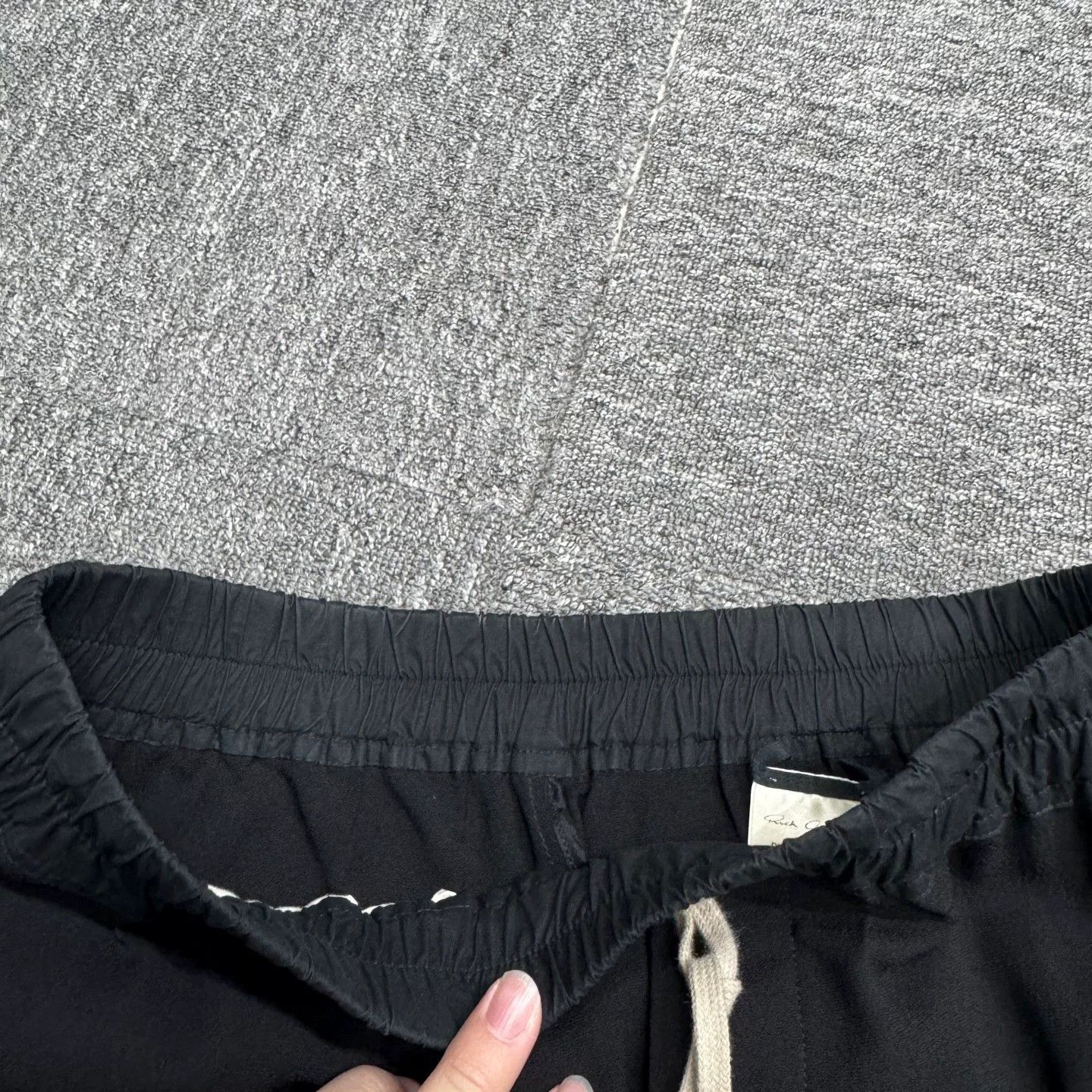 Rick Owens Rick Owens Babel Wool Drawstring Joggers Size 32 Size US 32 / EU 48 - 4 Thumbnail