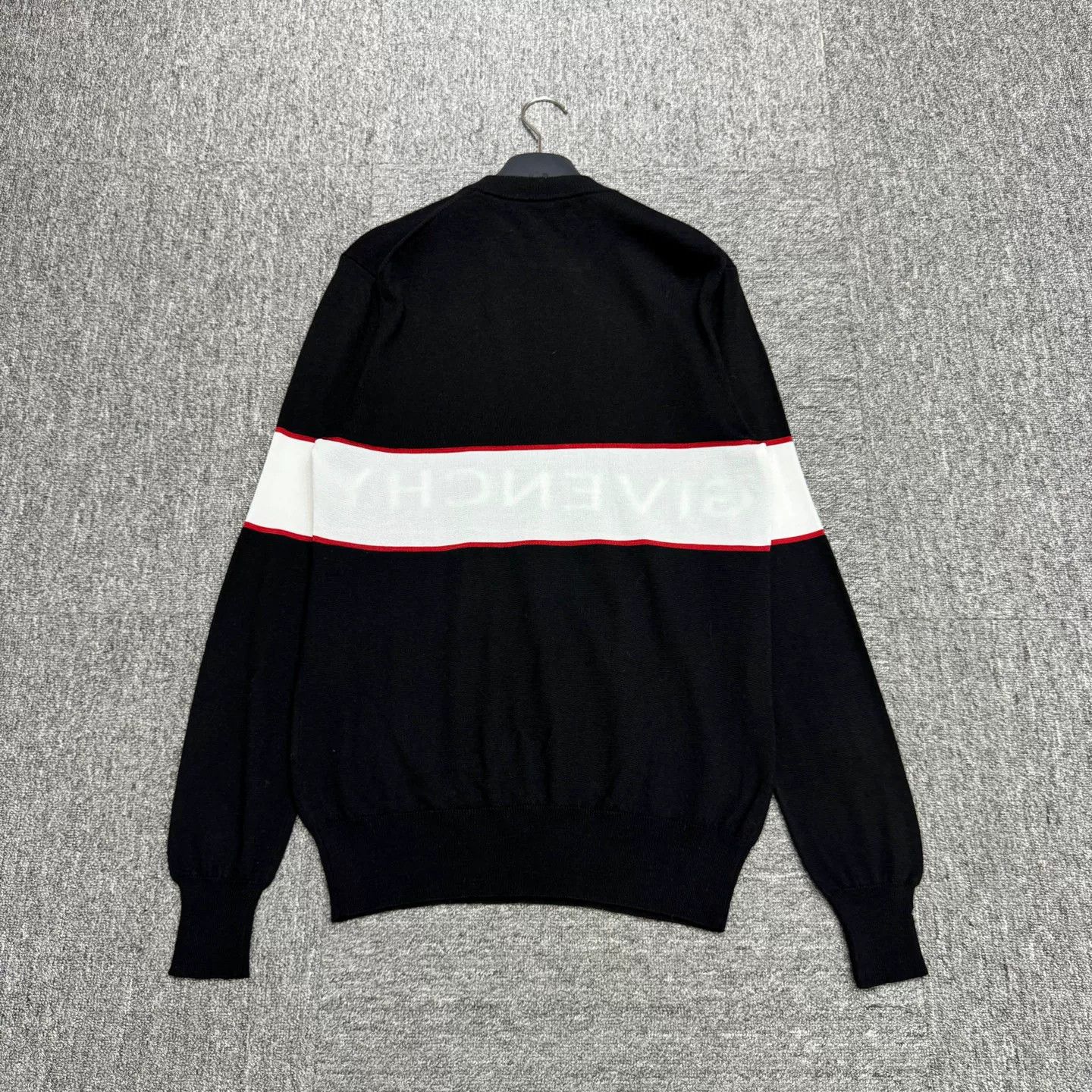 Givenchy Givenchy Logo Striped Wool Sweater Size S Size US S / EU 44-46 / 1 - 6 Thumbnail