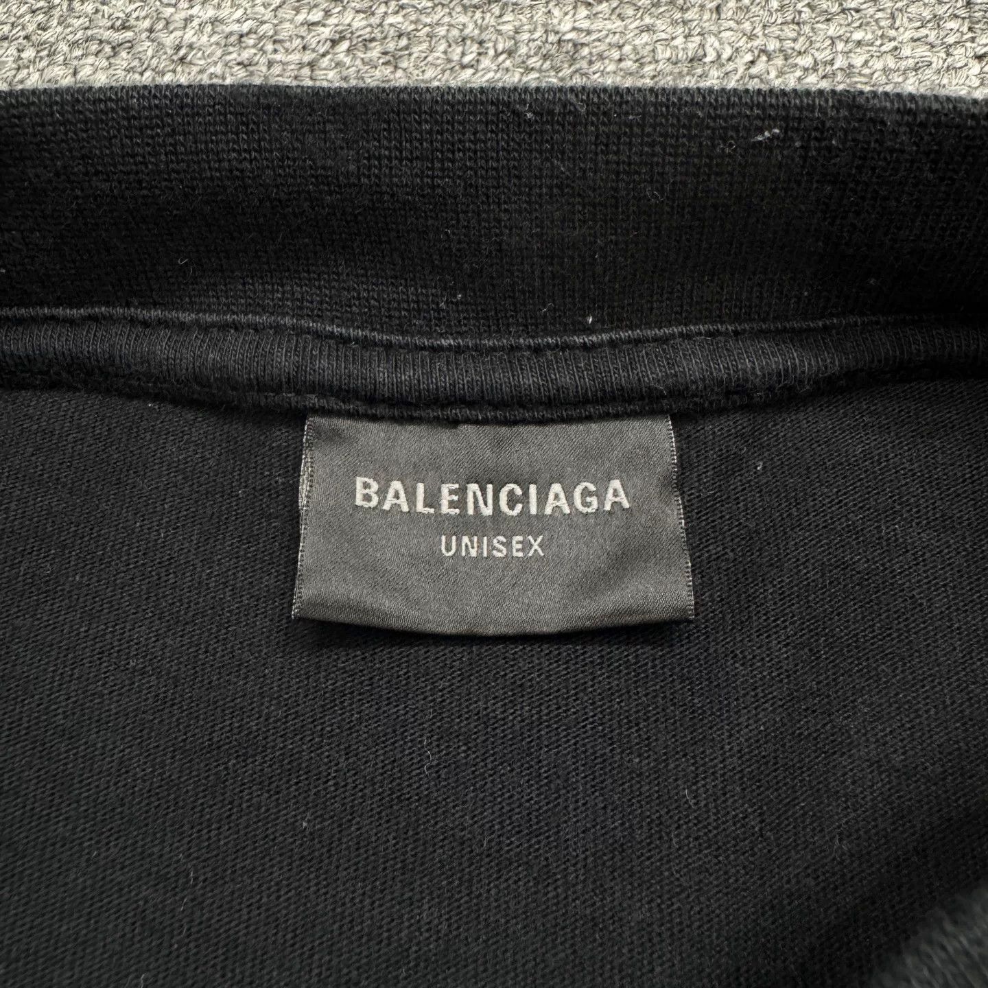 Balenciaga Balenciaga Embroidered Logo Long Sleeve T-Shirt Size M Size US M / EU 48-50 / 2 - 3 Thumbnail