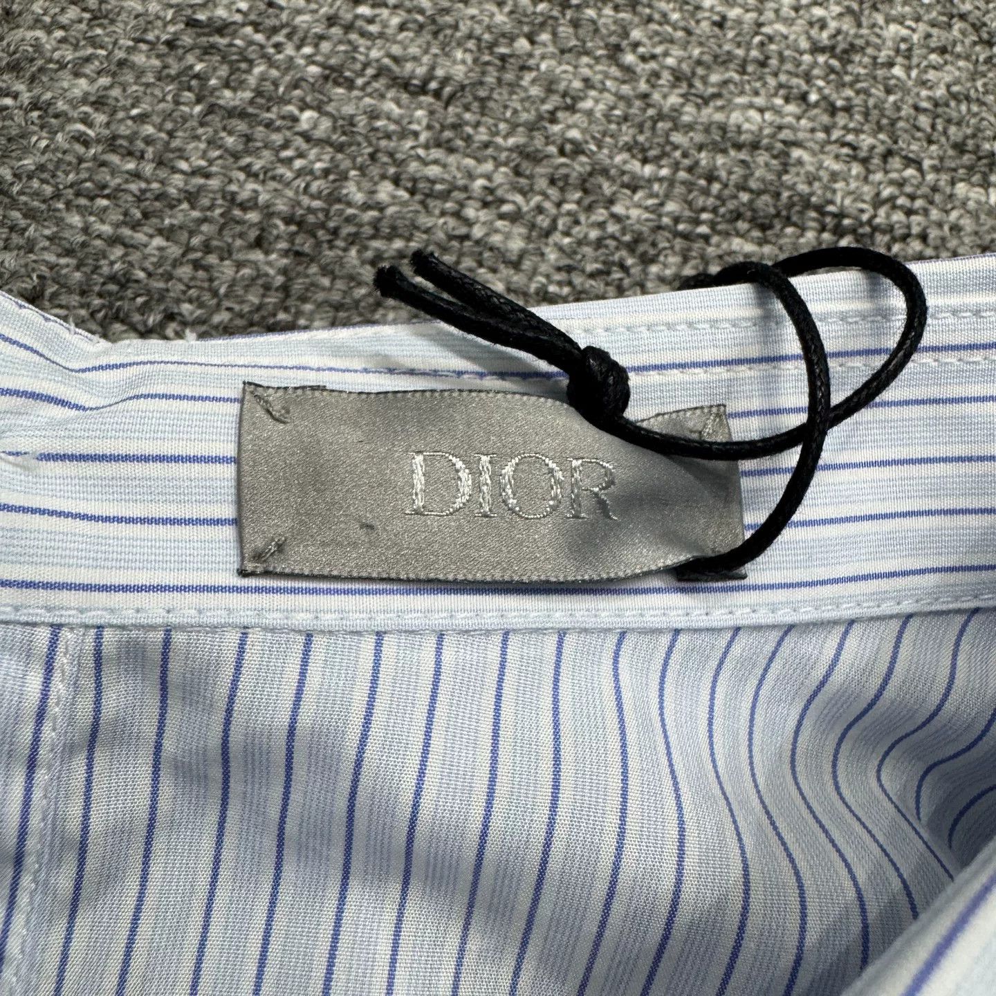 Dior Dior Striped Button Up Shirt Size M Size US M / EU 48-50 / 2 - 3 Thumbnail