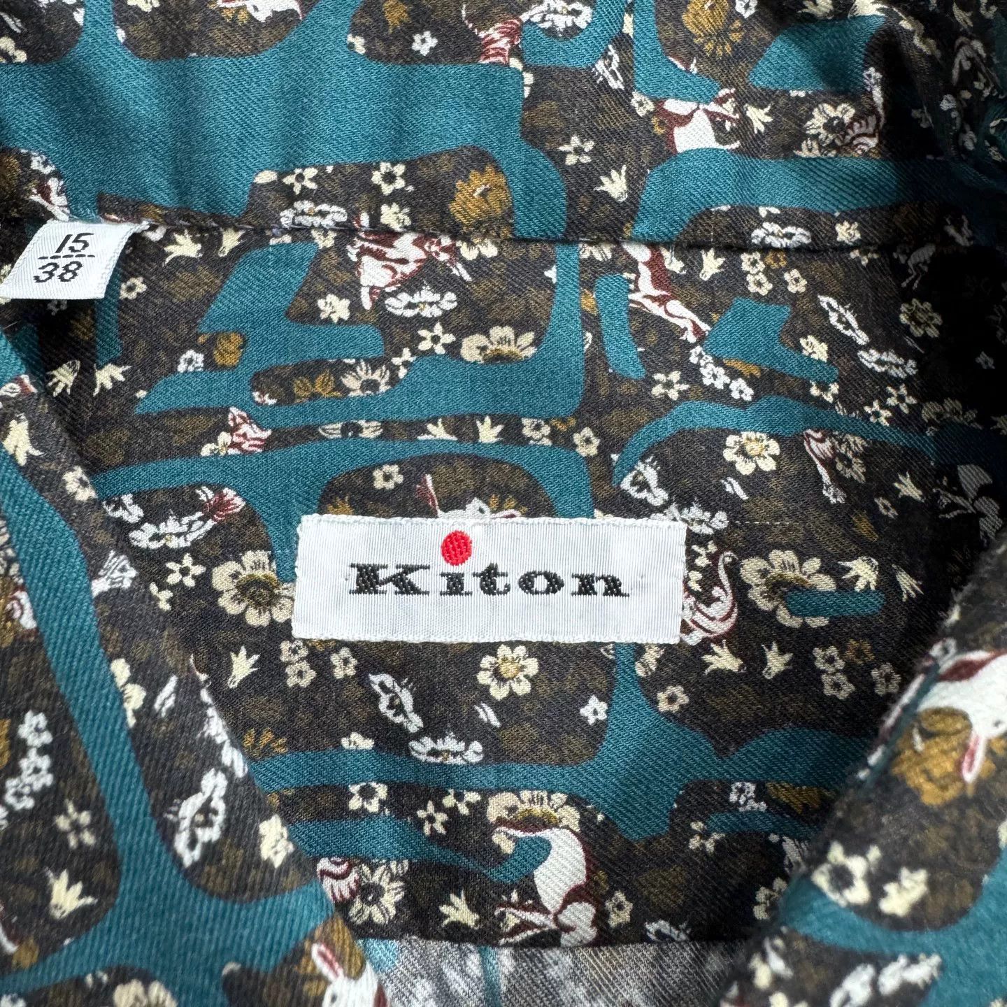 Kiton Kiton Floral Print Shirt Size S Size US S / EU 44-46 / 1 - 3 Thumbnail