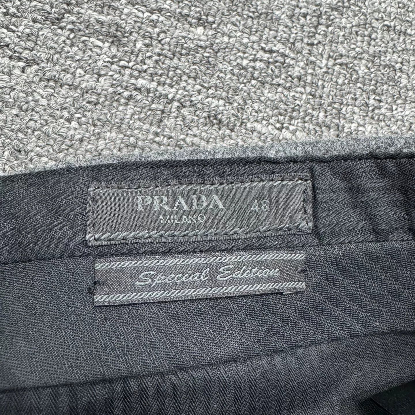 Prada Prada Special Edition Wool Trousers Size 48 Size US 32 / EU 48 - 3 Thumbnail