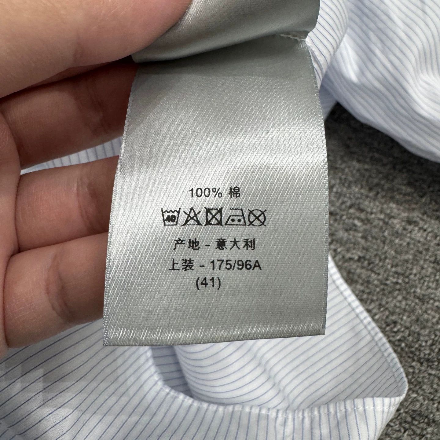 Dior Dior Striped Button Up Shirt US L Size US L / EU 52-54 / 3 - 5 Thumbnail