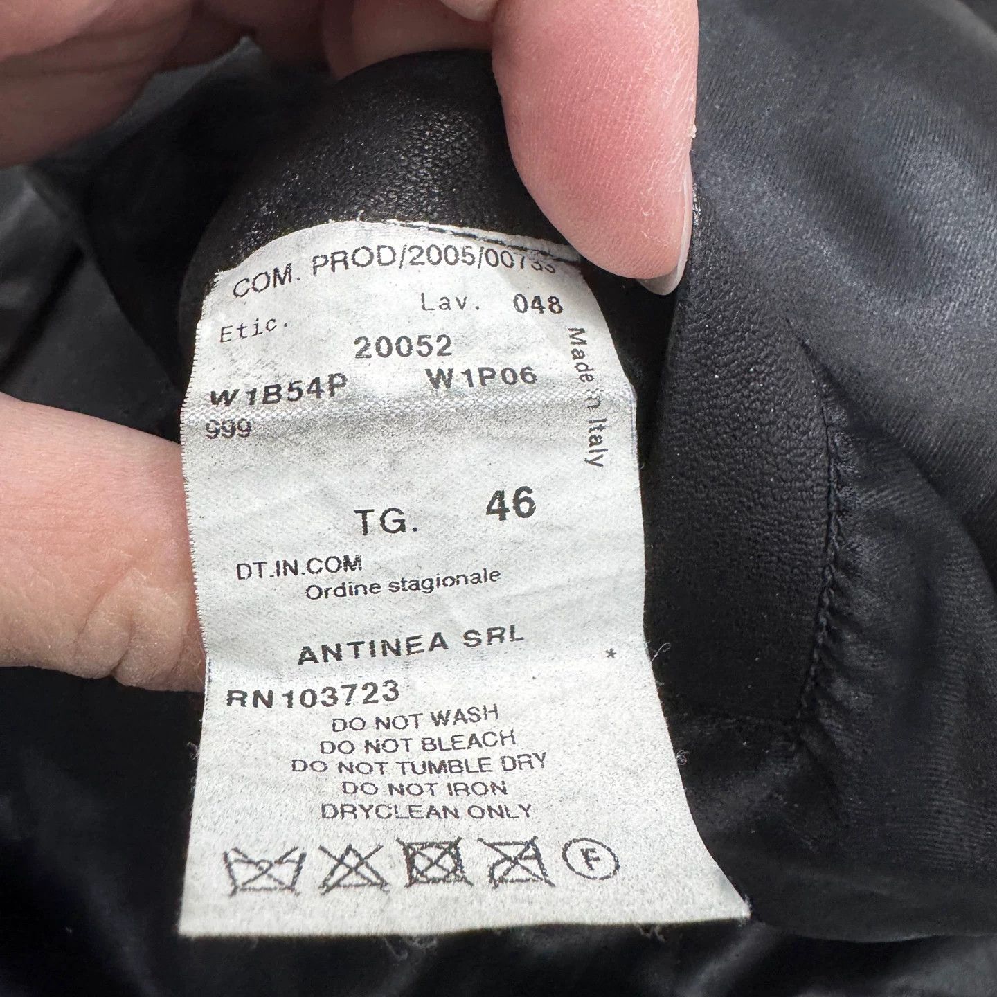 Emporio Armani Emporio Armani Leather Jacket Size S Size US S / EU 44-46 / 1 - 5 Thumbnail
