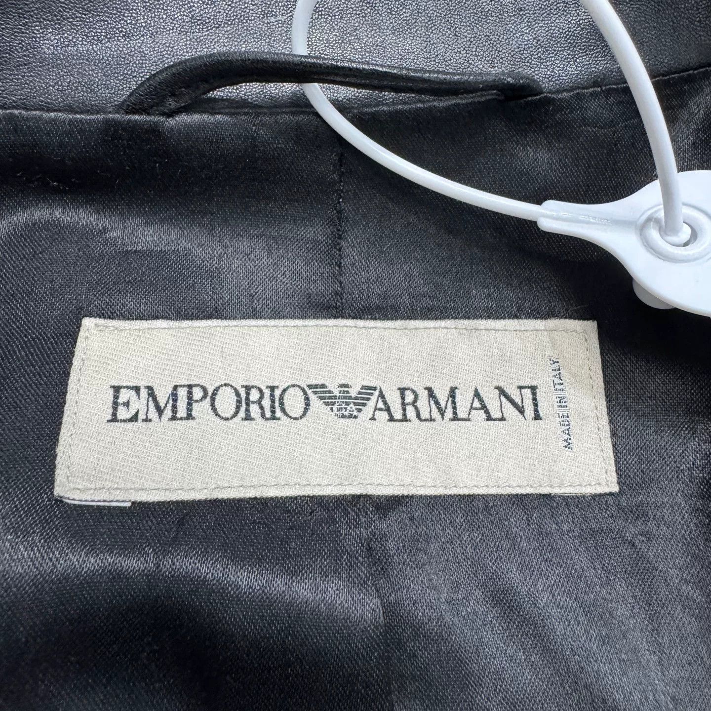 Emporio Armani Emporio Armani Leather Jacket Size S Size US S / EU 44-46 / 1 - 4 Thumbnail